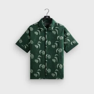 Kith Embroidered Floral Woodpoint Shirt - Vitality Velcro Fasten