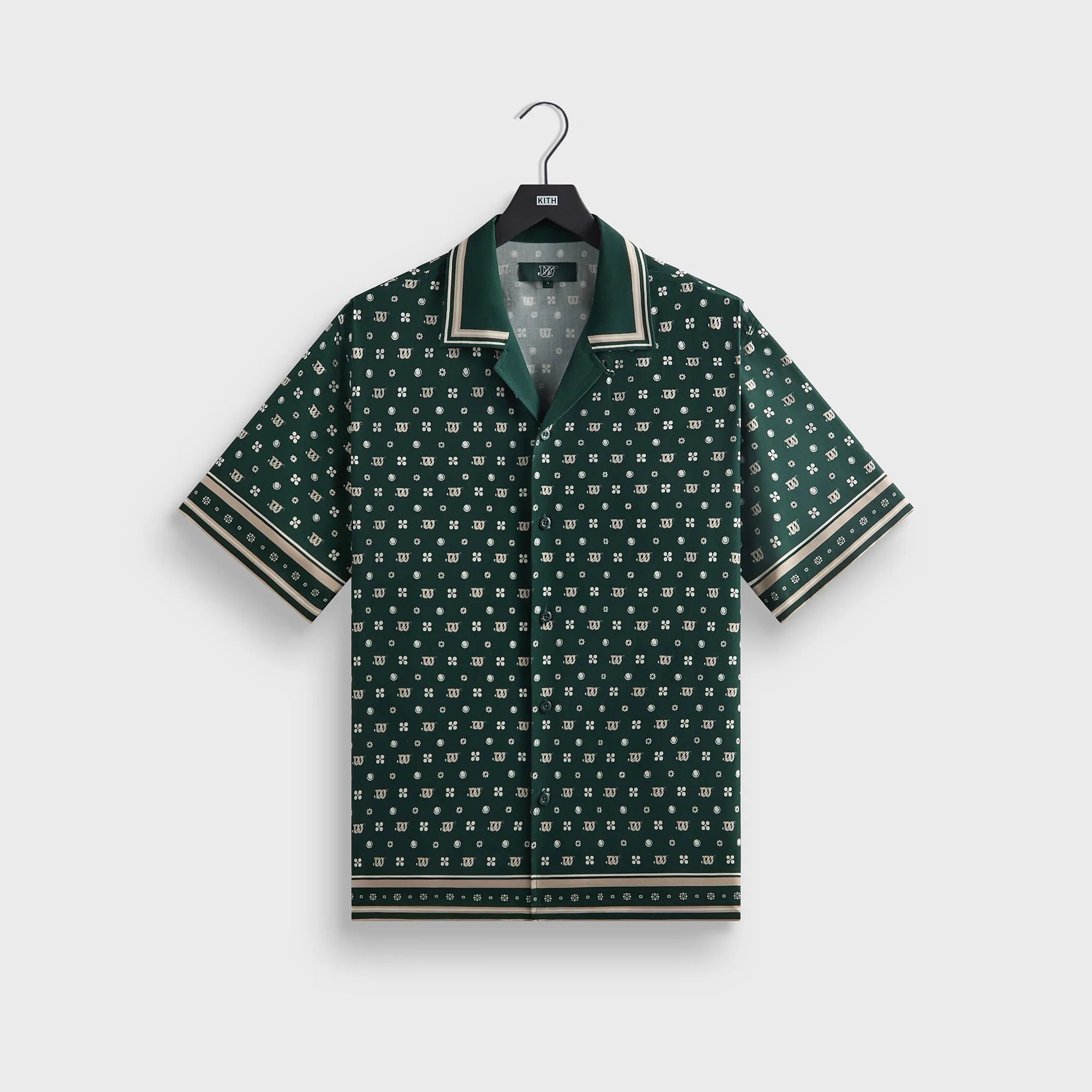 Kith for Wilson Silk Lyocell Thompson Camp Collar Shirt - Stadium Heavy Duty Buckle