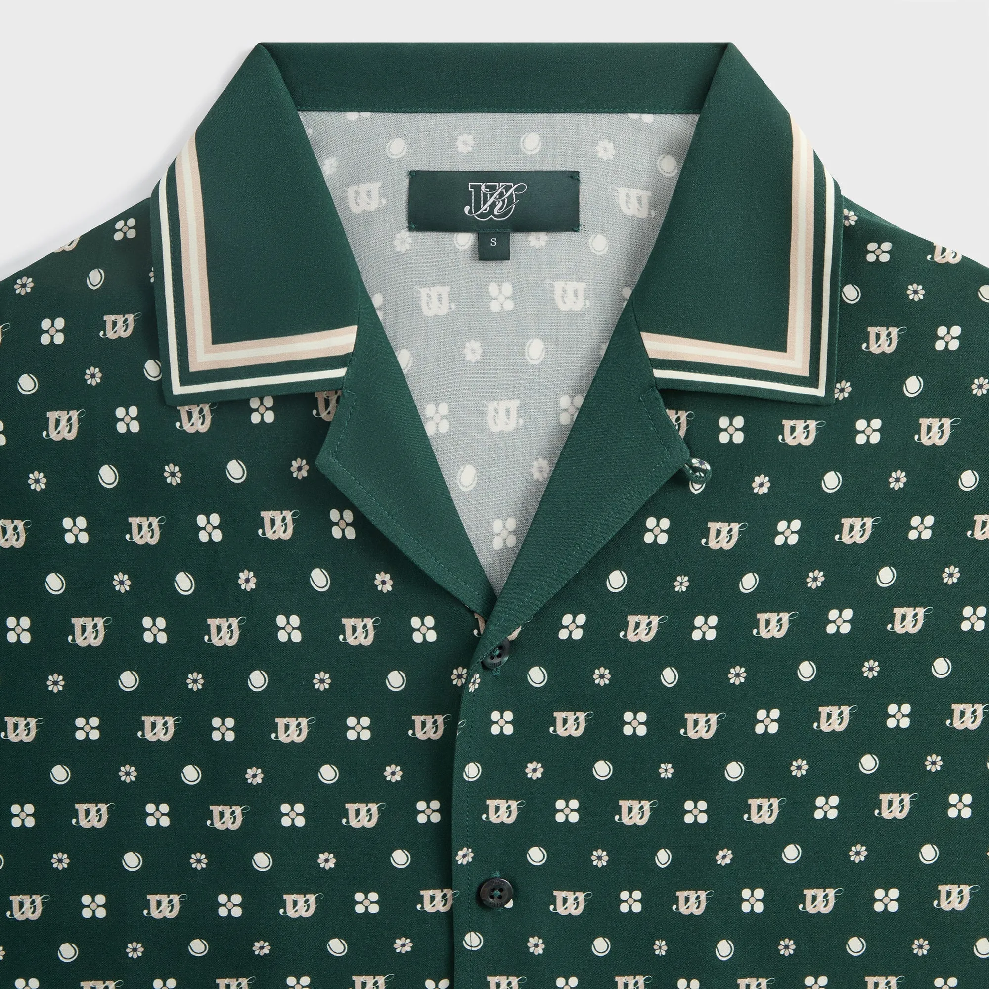 Fit For Daily Kith for Wilson Silk Lyocell Thompson Camp Collar Shirt - Stadium