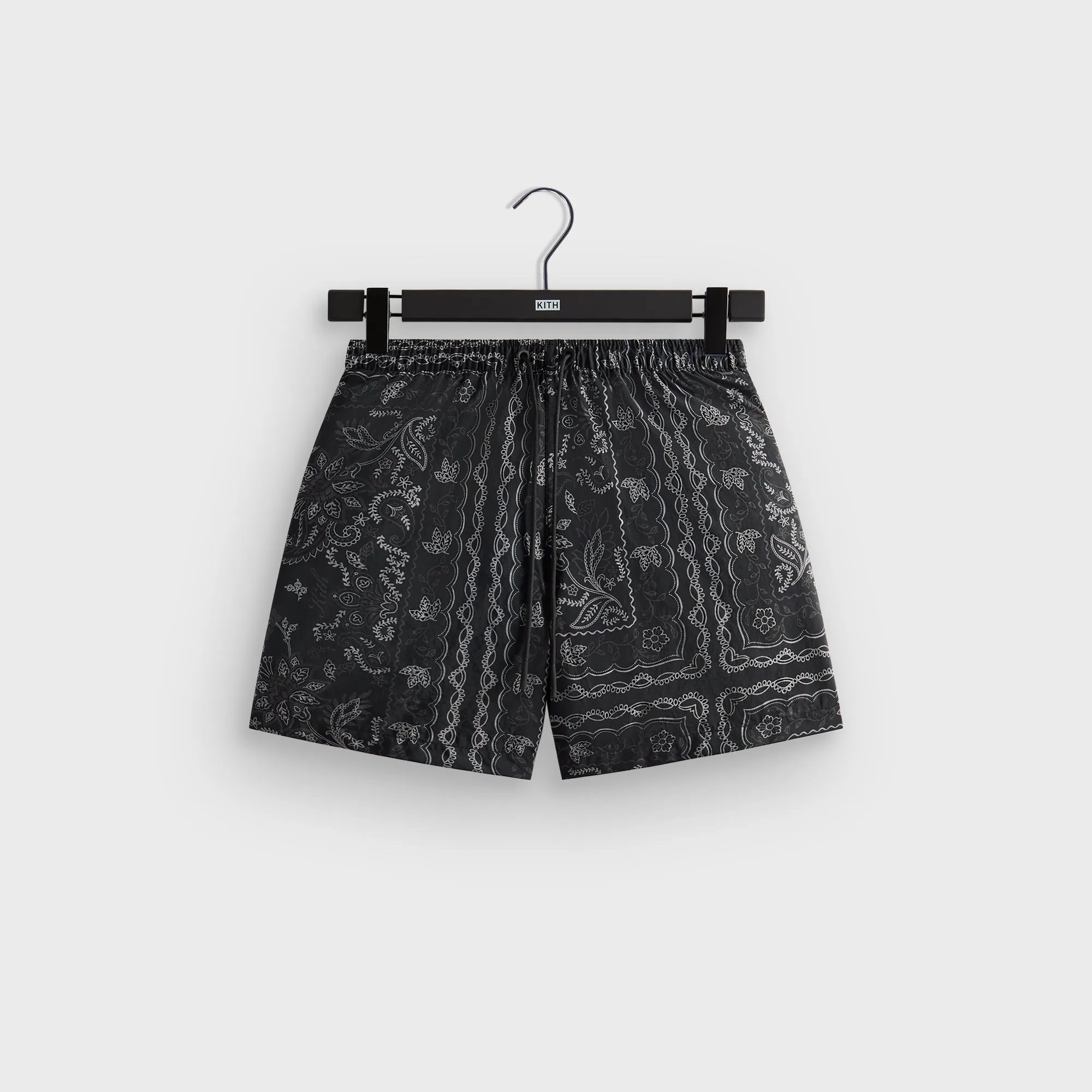 Casual Style Kith Panelled Bandana Ashton Swim Short - Black