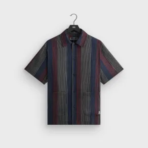 Kith Seersucker Boxy Collared Overshirt - Nocturnal Reinforced Elbow Padding