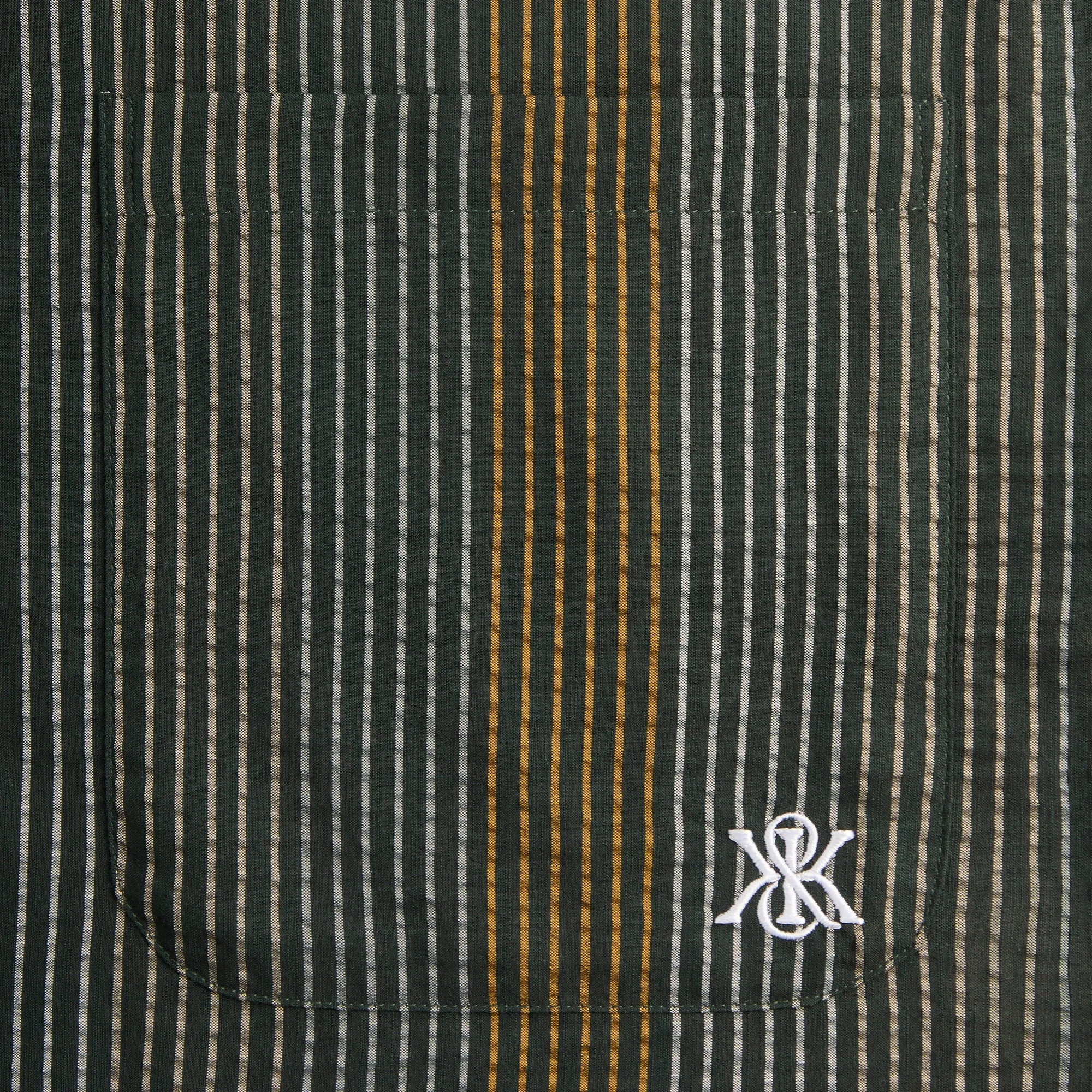 Kith Seersucker Boxy Collared Overshirt - Stadium Ultra Compact Packing Design