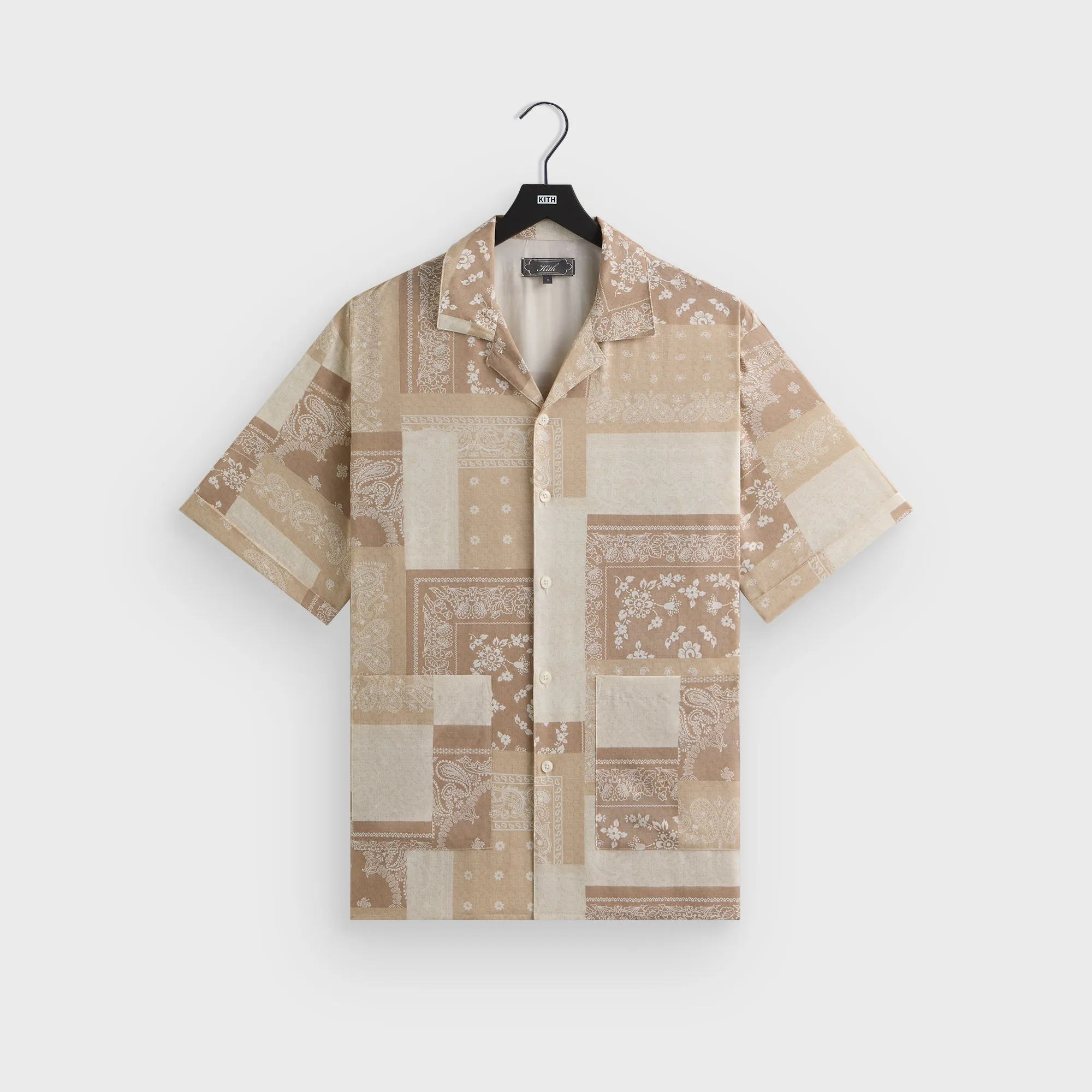 Kith Silk Lyocell Bandana Reade Shirt - Canvas Anti Snag Fabric
