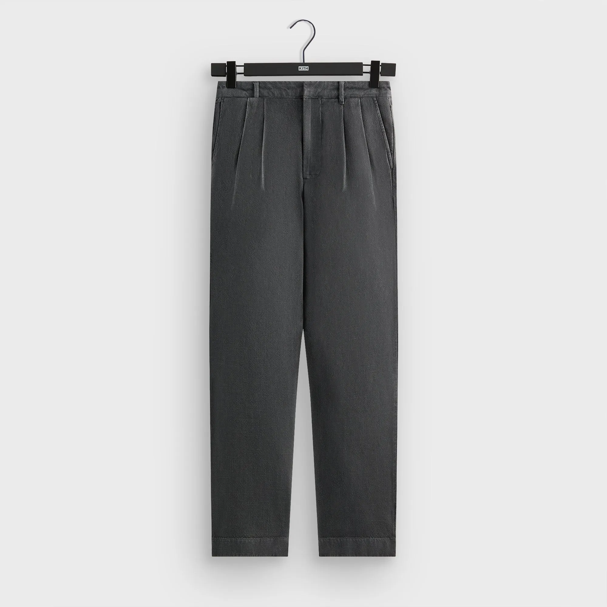 Ergonomic Cut Kith Soft Woven Ari Trouser - Carbon