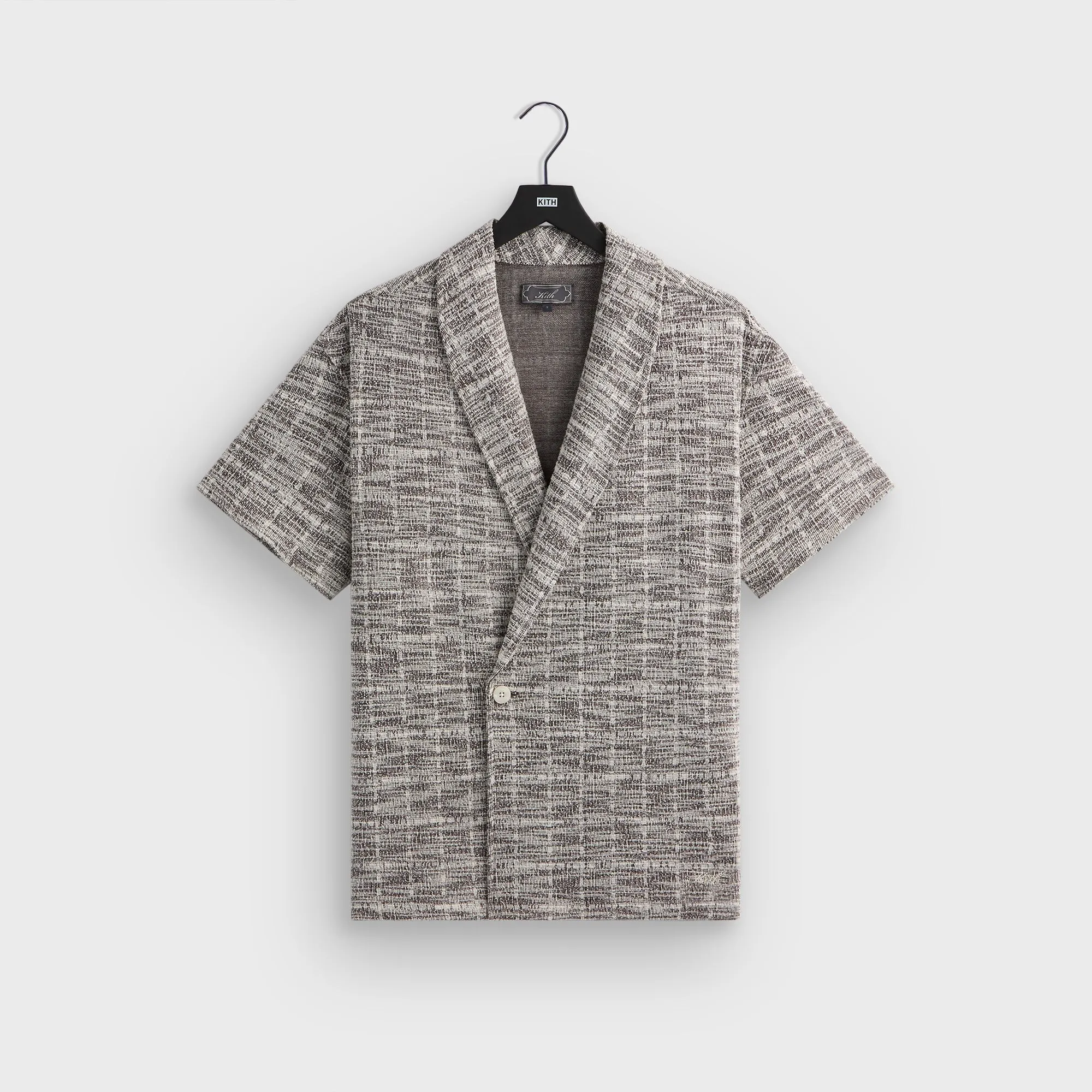 Kith Tweed Short Sleeve Thompson Crossover Shirt - Kindling Elegant Styling