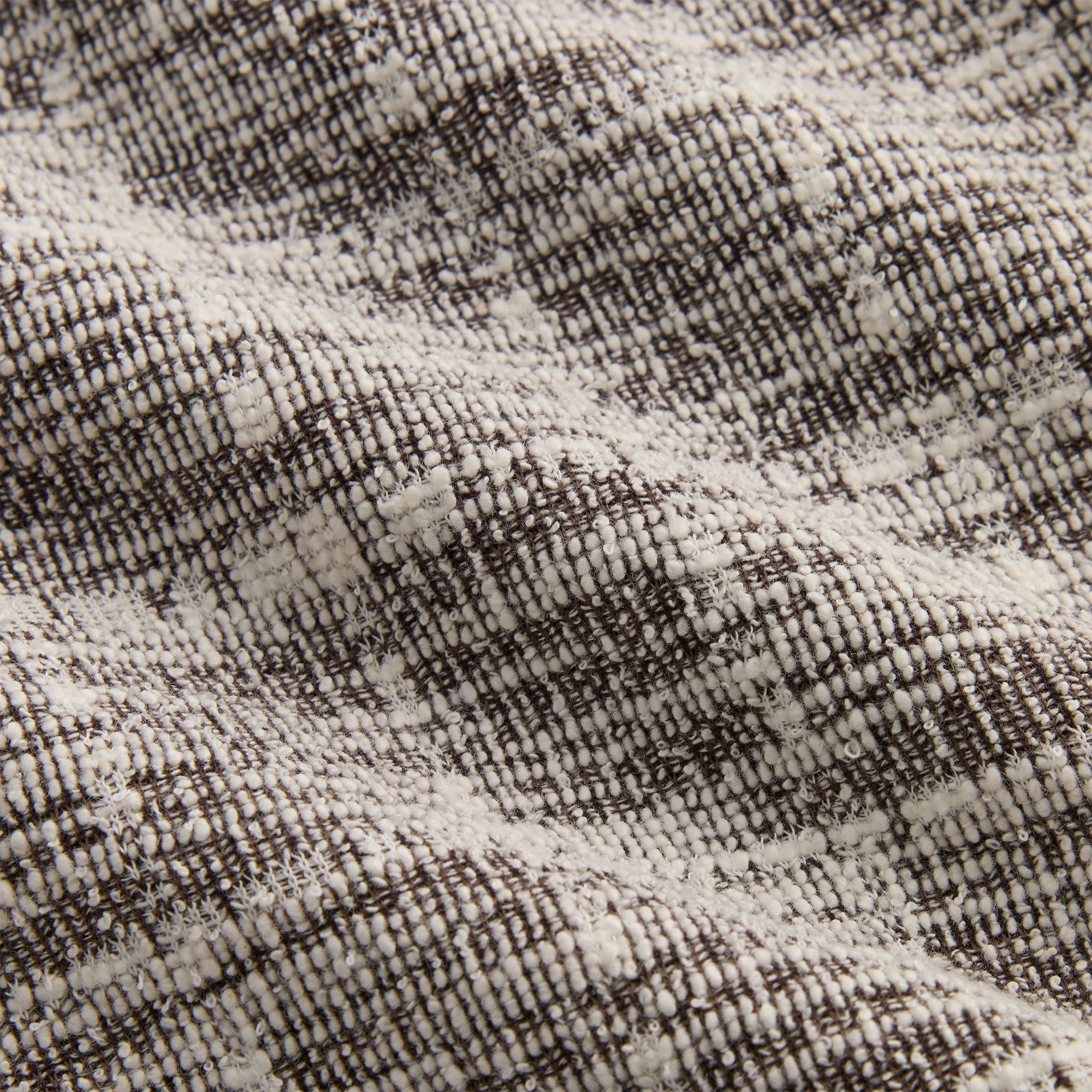 Kith Tweed Short Sleeve Thompson Crossover Shirt - Kindling Reflective Detailing