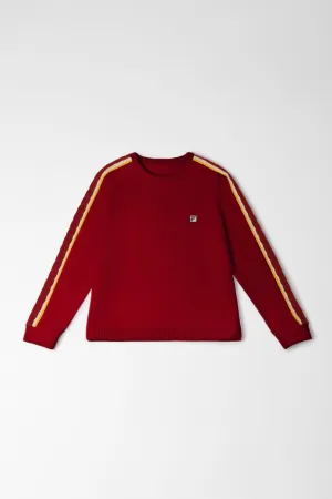 Knitted Crew Top Set In Sleeve