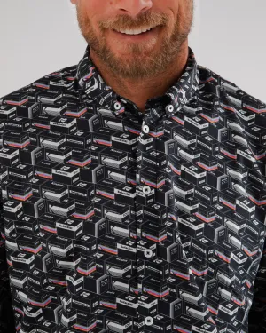 Kodak Film Shirt Black Eco-friendly Smooth Stitch Pattern