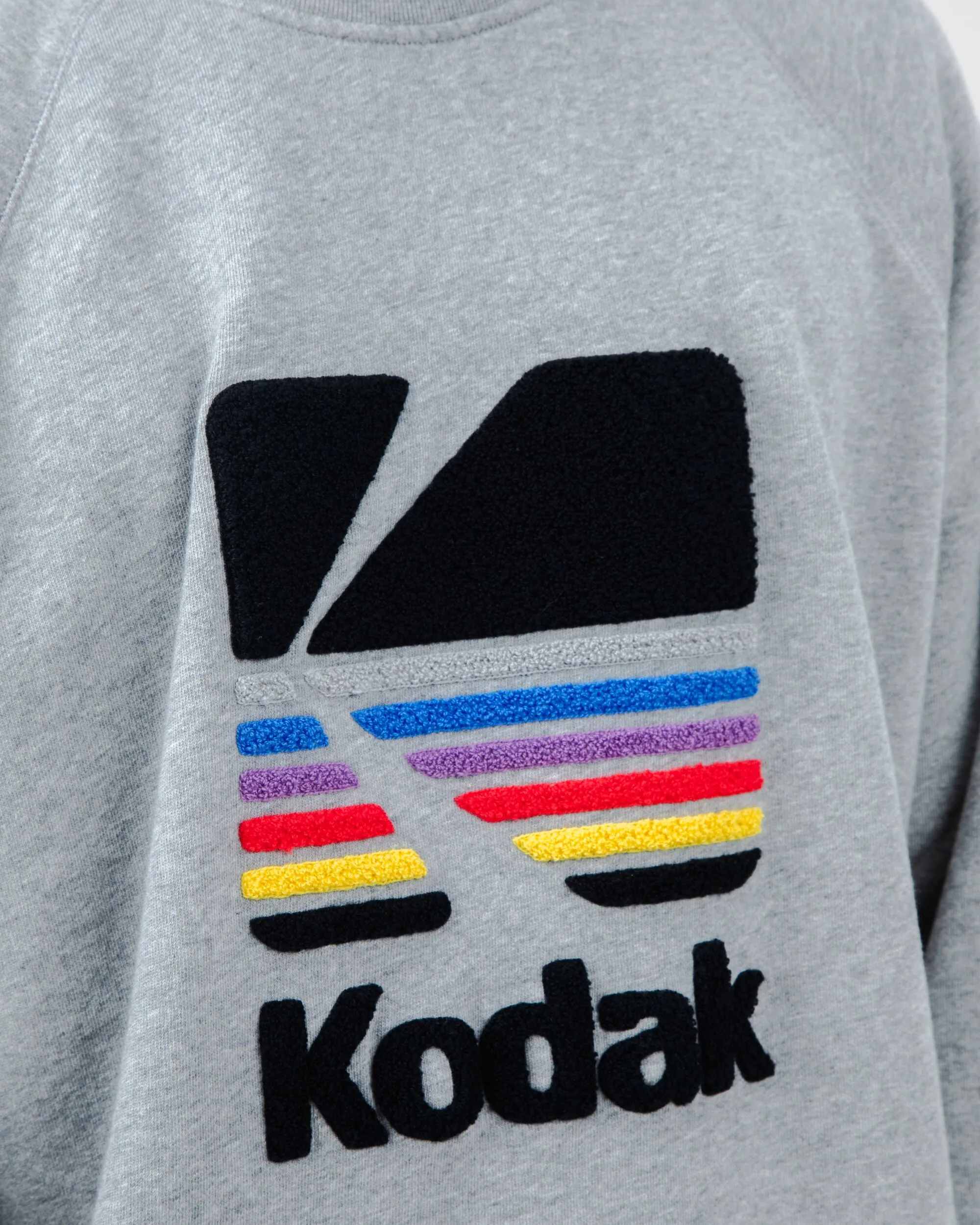 Kodak Logo Sweatshirt Grey Melange product snowboarding suitable thrill