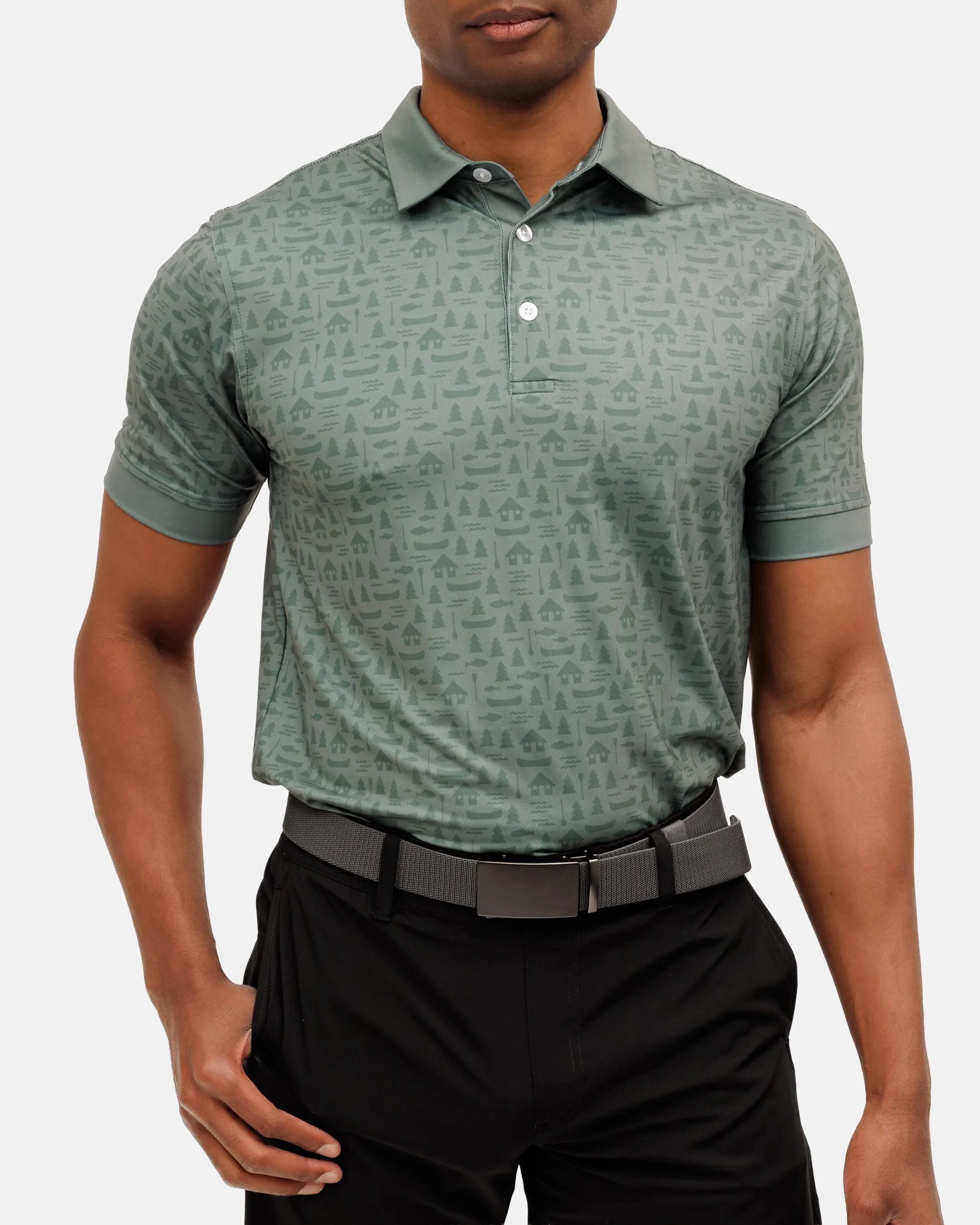 Workwear Style Lakeside Lodge Men's Polo