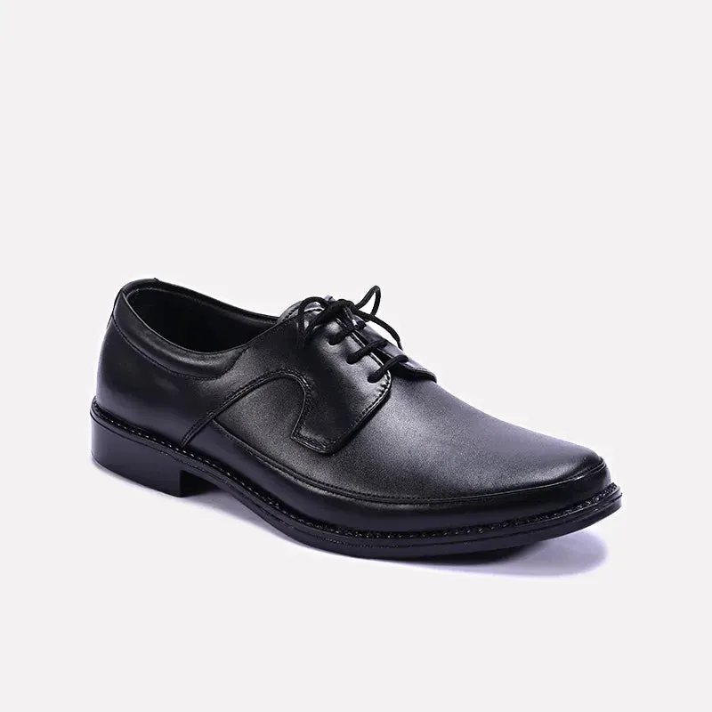 Langley Black Derby Dress Shoes 0111175 Stable Support