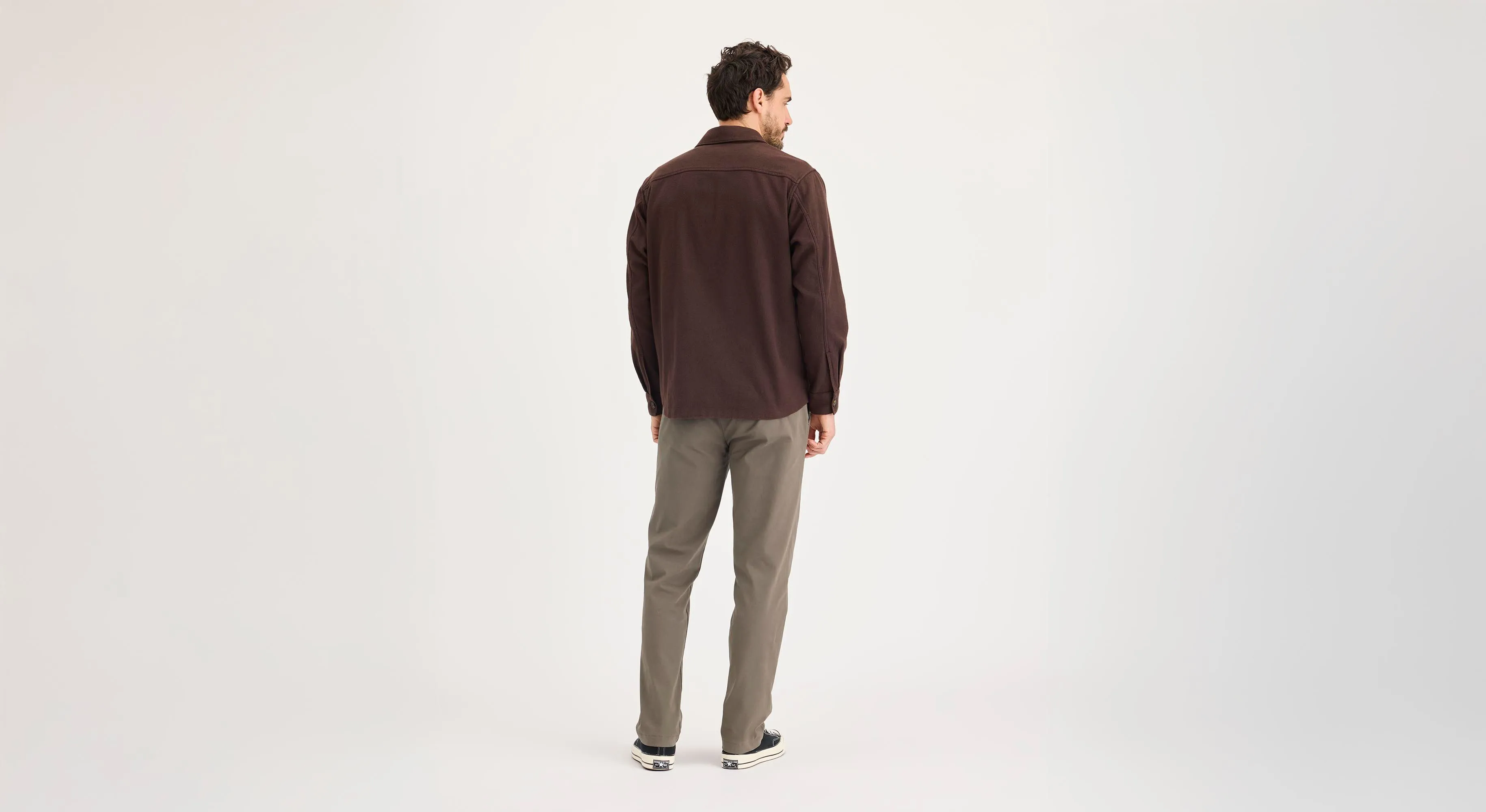 Crafted Khaki Pants, Slim Fit Clean Lines Moisture Wicking Technology