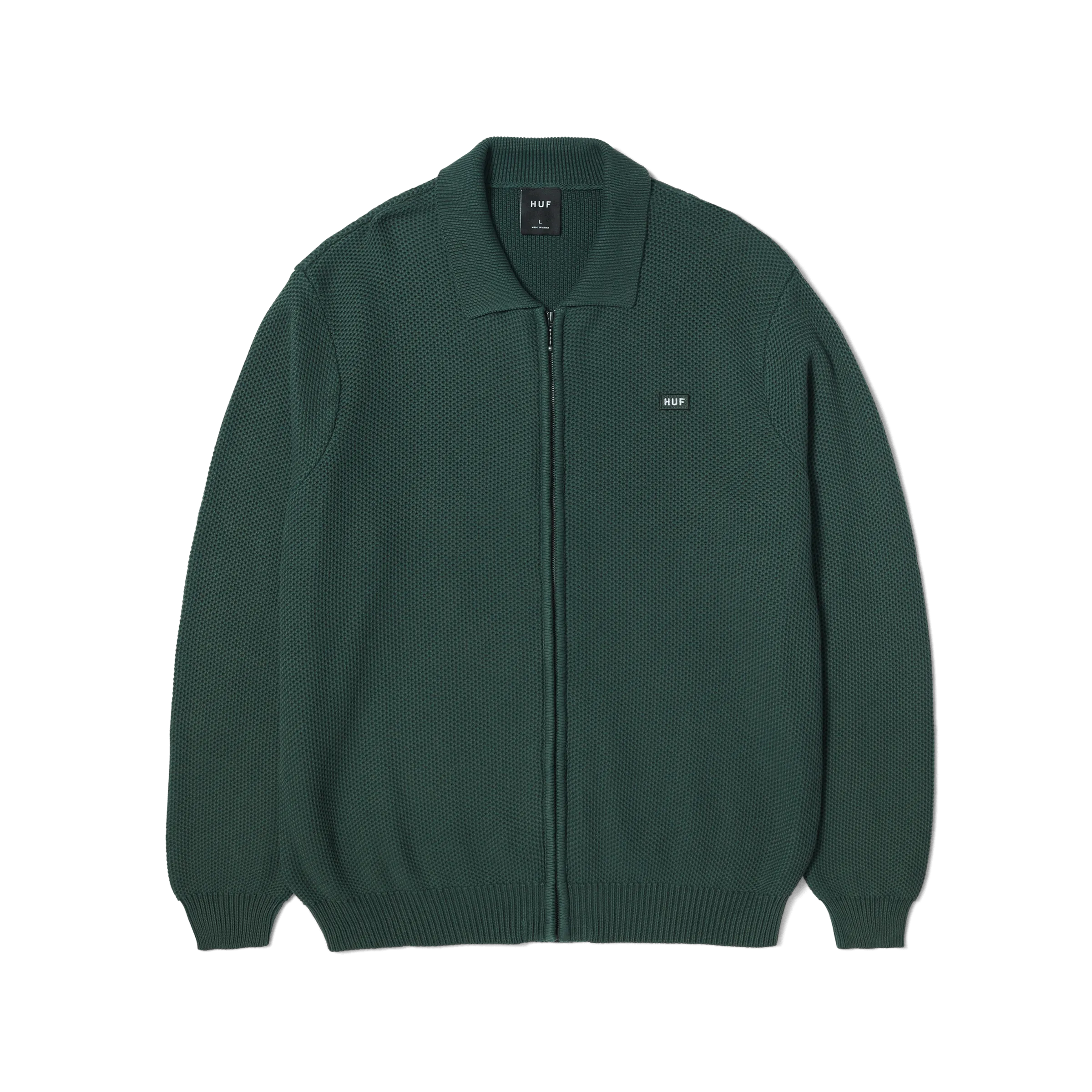 Anton Zip Overdyed Sweater Urban Relaxed