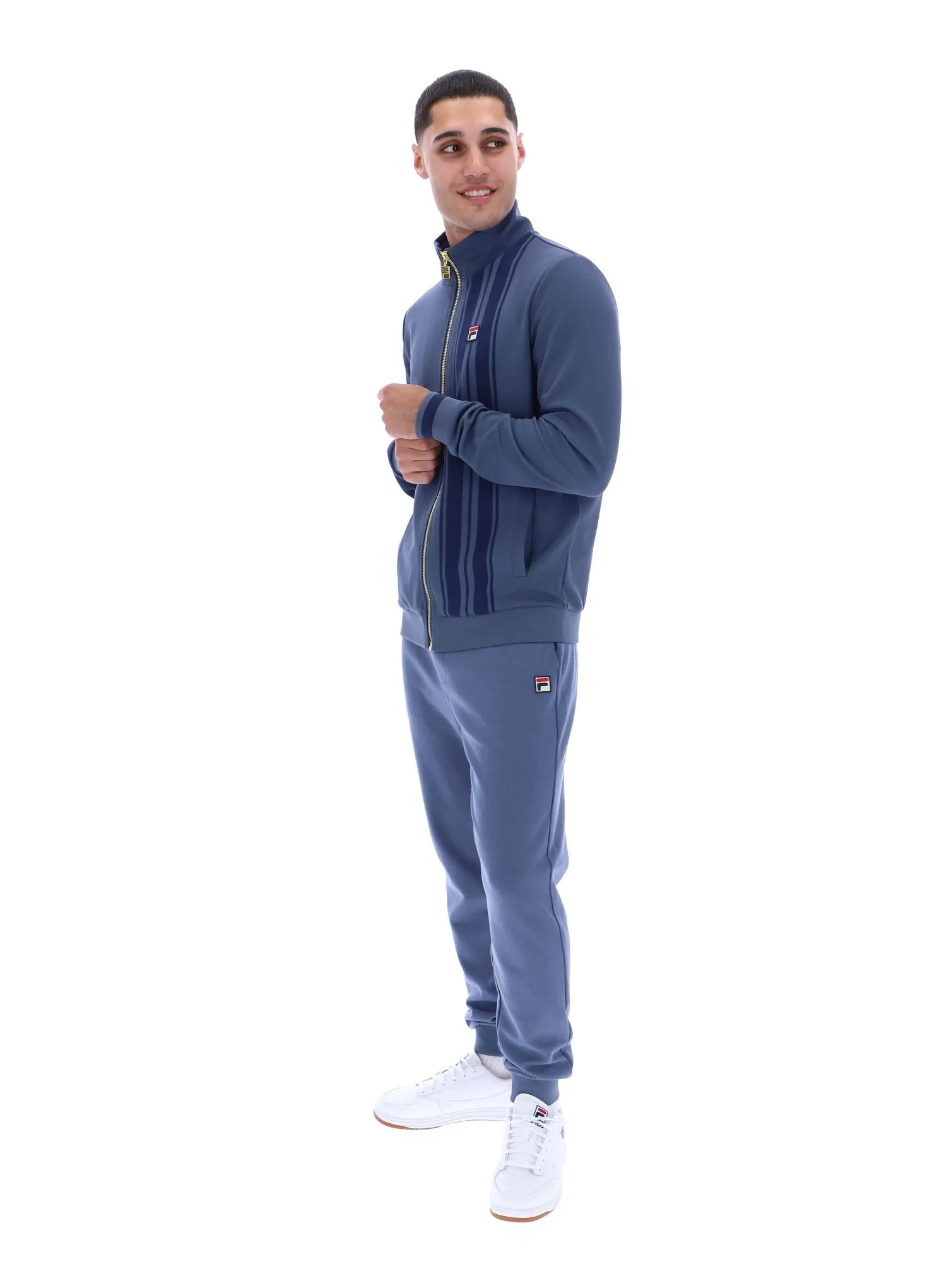 Sporty Fashion Machine washable Dante Printed Stripe Track Top