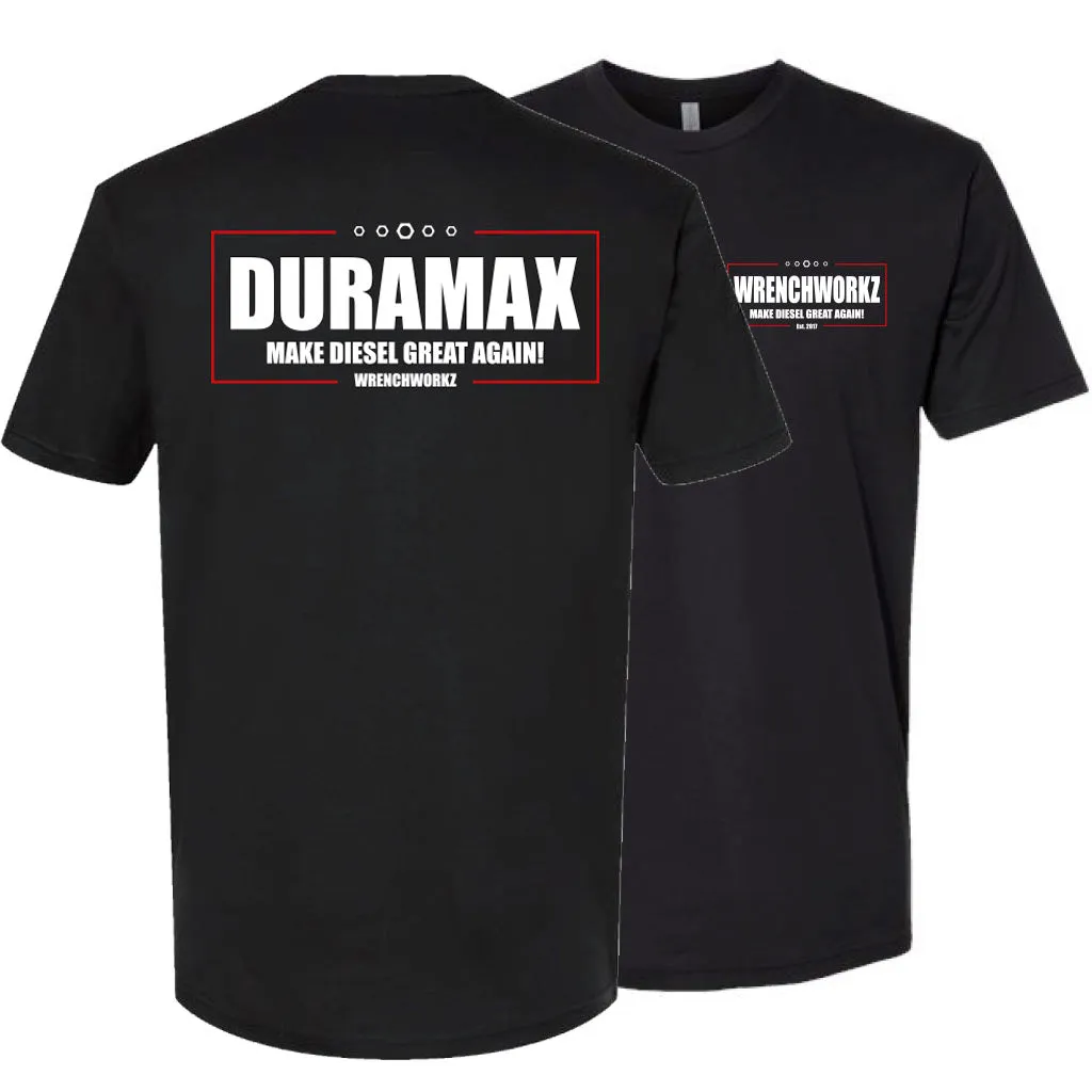 Make Duramax Great Again T-shirt EcoFriendlyMaterial SoftenedTexturedWeave
