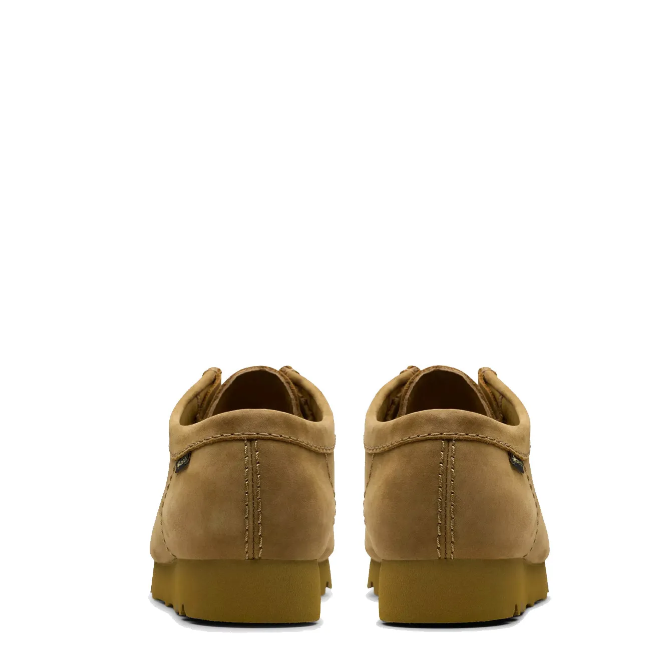 Clarks Originals Wallabee GTX Shoe Oakmoss Nubuck Heel Safe Dance Floor