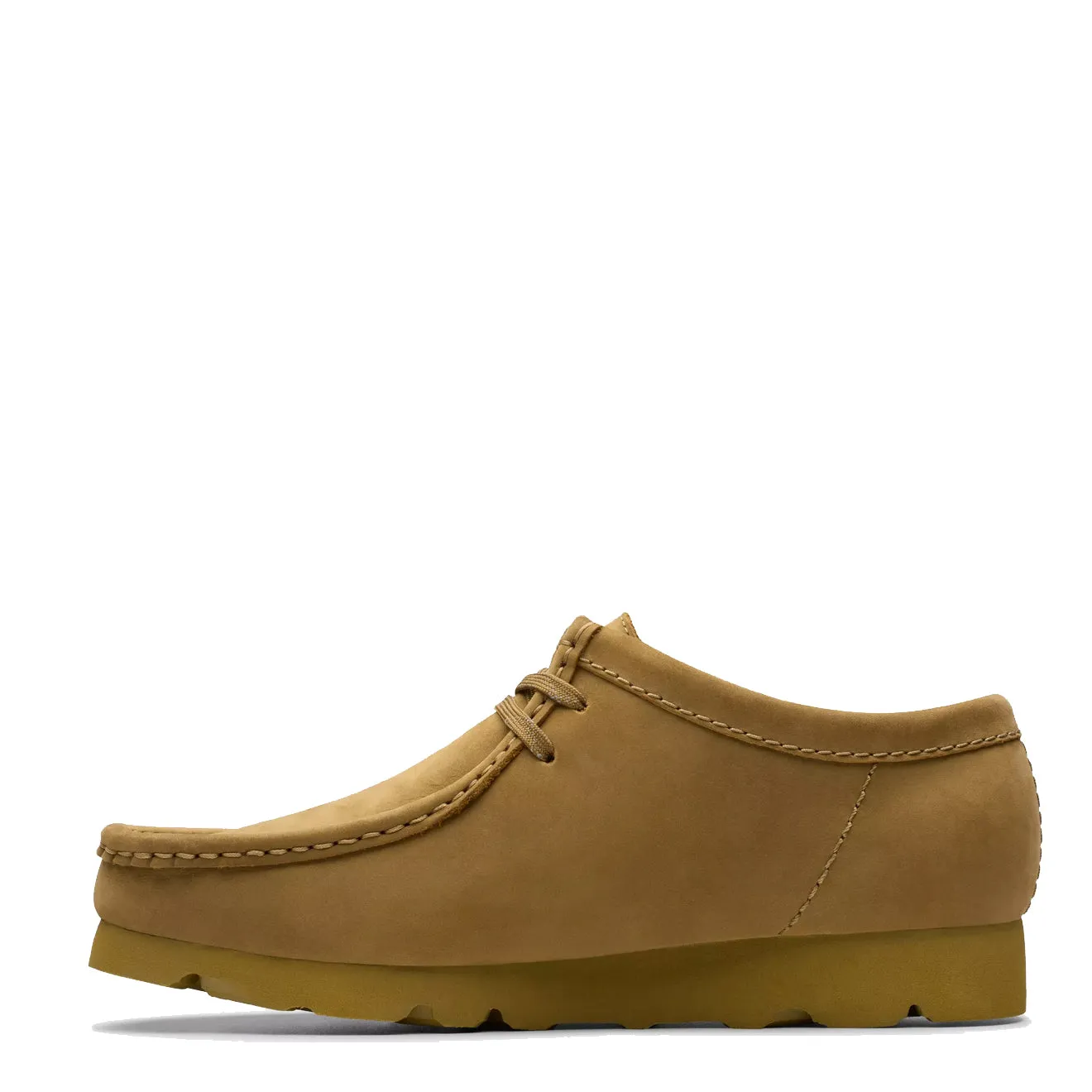 Quick Dry Technology Clarks Originals Wallabee GTX Shoe Oakmoss Nubuck