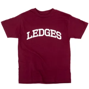Ledges T-Shirts (Burgundy) Smooth Finish V neck elegance