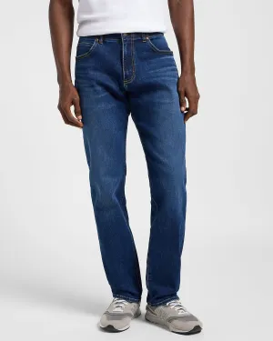 Soft Date Night Street Fashion Couple Look Work Ready Lee Straight Fit Extreme Motion Mens Jeans - Midmoor