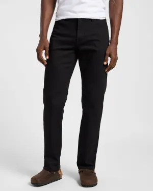 Lee West Relaxed Straight Mens Jeans - Clean Black Relaxed Style Neutral