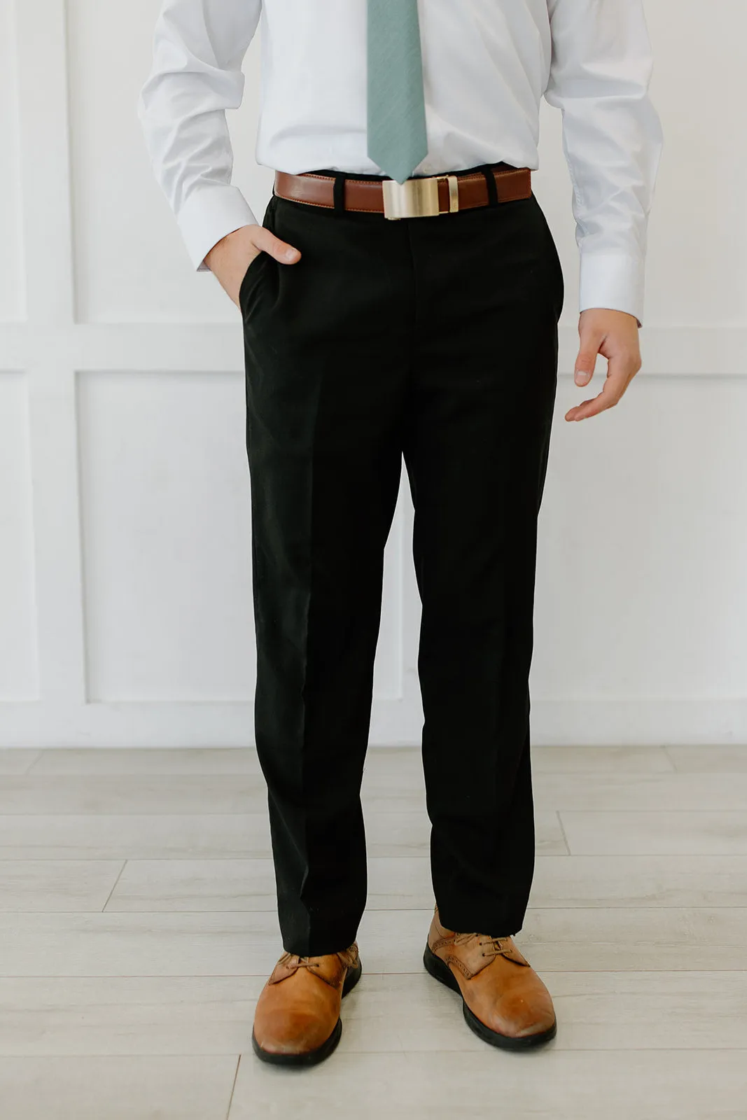 Legacy Suit Pant Black FourWayStretch