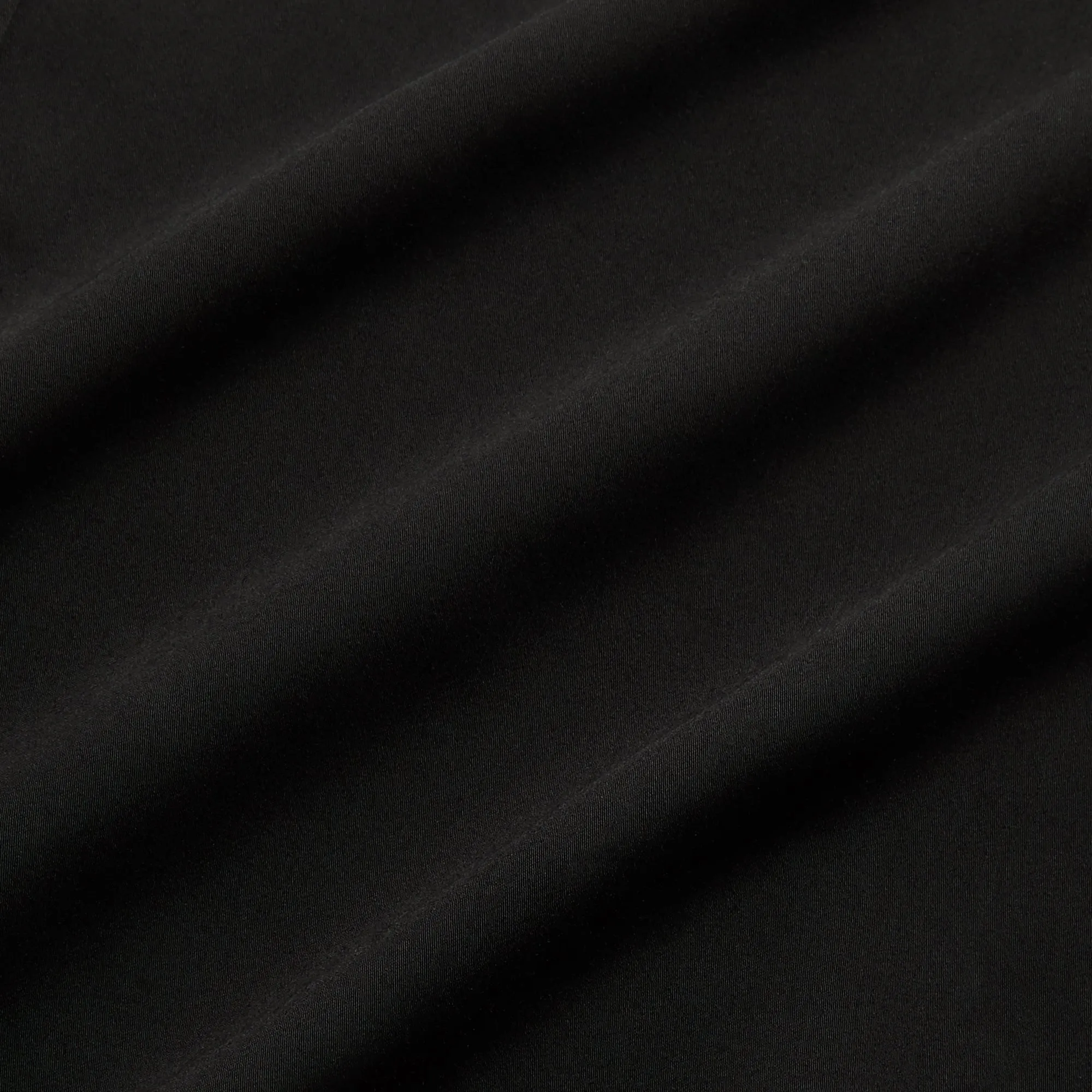 Lemaire Loop Shirt - Black Stretch Weave Fabric