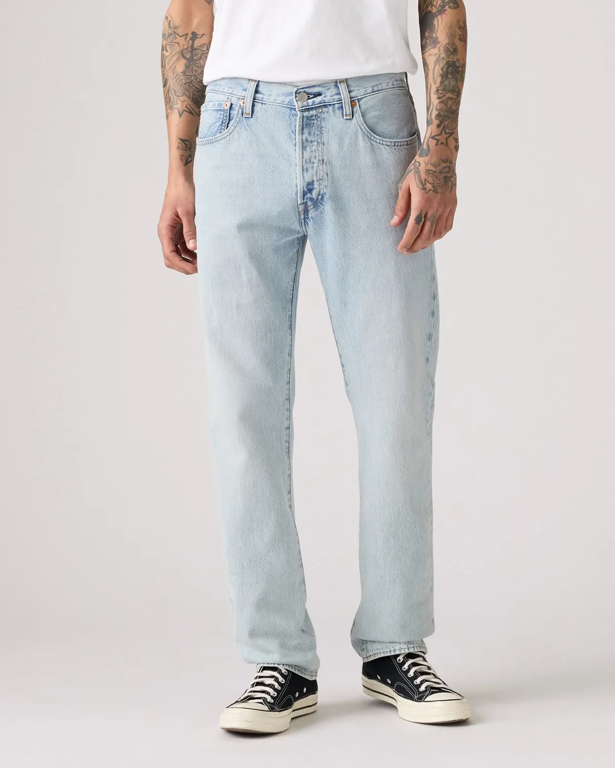 Year Round Piece Colorfast Dyeing Method Levi's? 501 Original Regular Fit Mens Jeans - Brightside