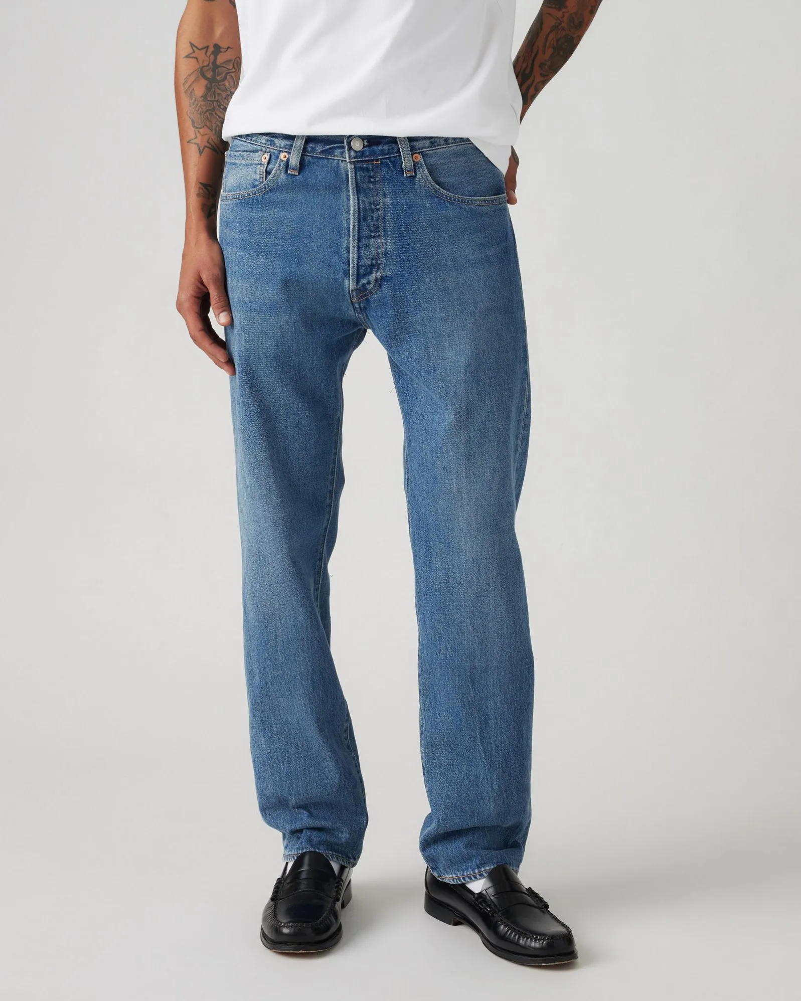 Levi's? 501 Original Regular Fit Mens Jeans - Never Settle Stretch High-End Style Bold Road Trip
