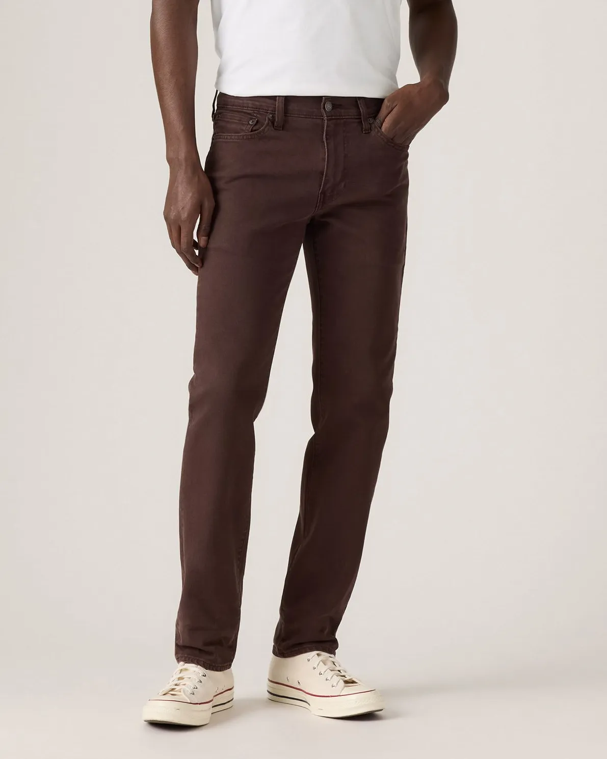 Streetwear Fan Earthy High Quality Gym Ready Vibrant Bold Levi's? 511 Slim Fit Mens Jeans - Smoked Aubergine GD