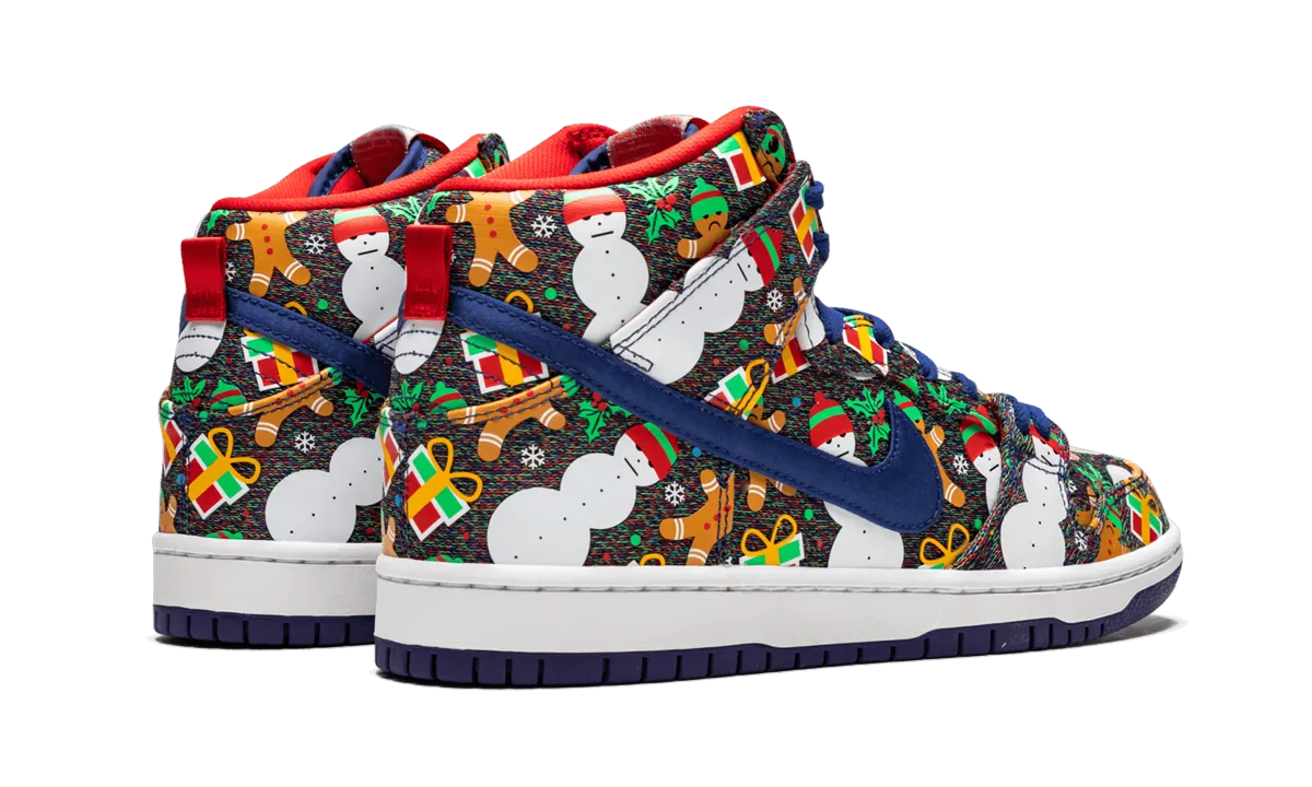Freestyle Action SB Dunk High TRD QS "Ugly Christmas Sweater"
