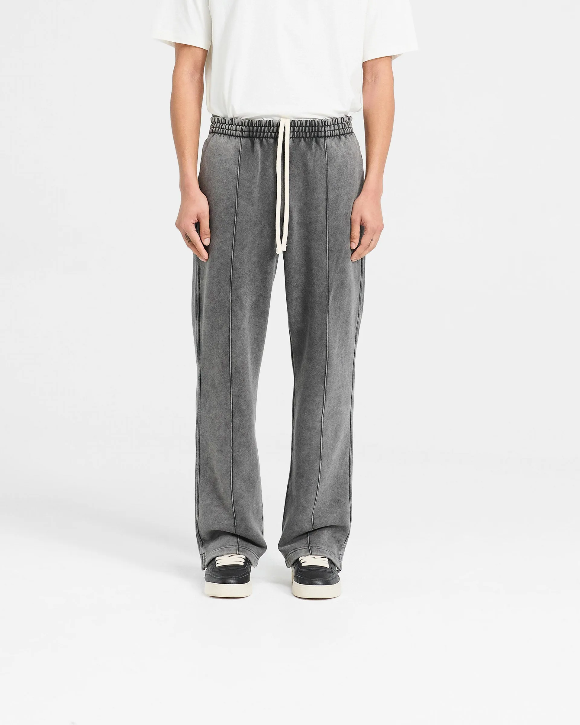 Initial Sweatpants - Vintage Grey Breathable Stretch Wear Comfy All-Day