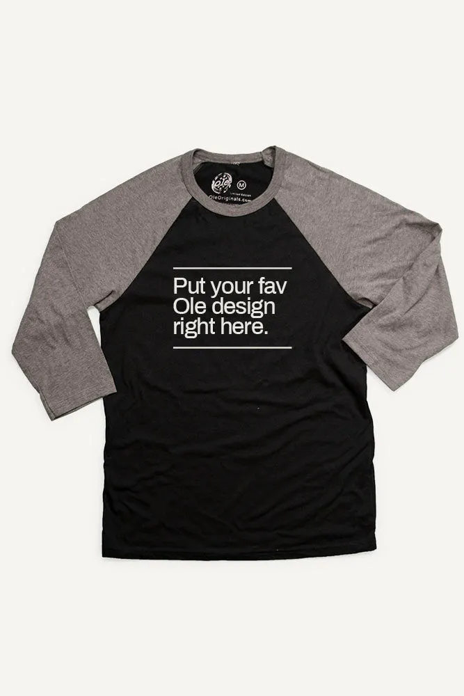 comfortable option Made to Order Baseball Shirt (Unisex)