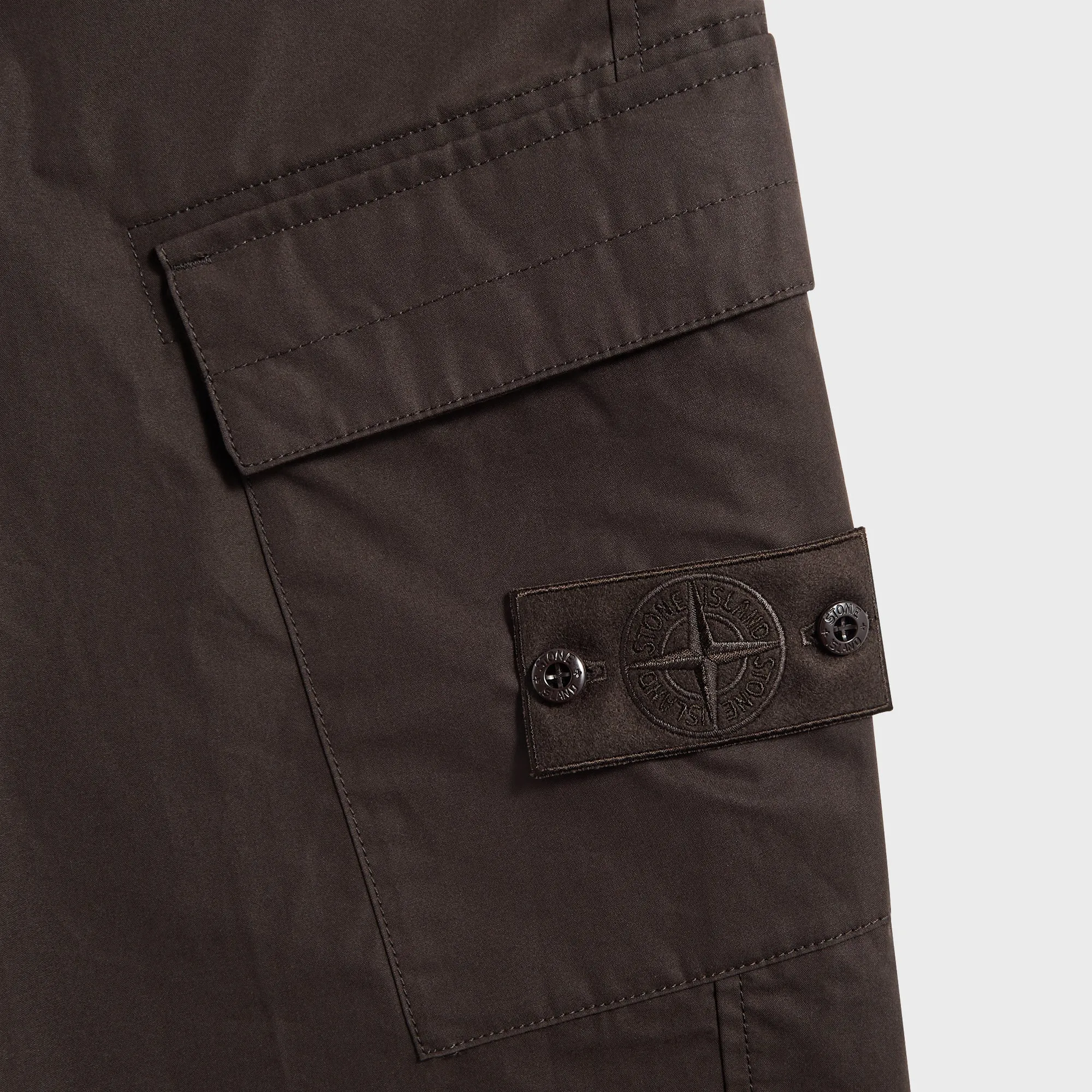 Stone Island Cargo Trousers - Dark Brown LowProfileTopstitching WaterproofTechnology