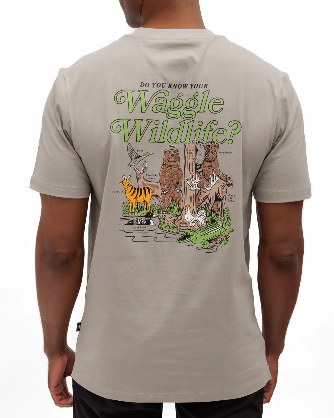 Waggle Wildlife T-Shirt Comfort Design perfect for all-day wear