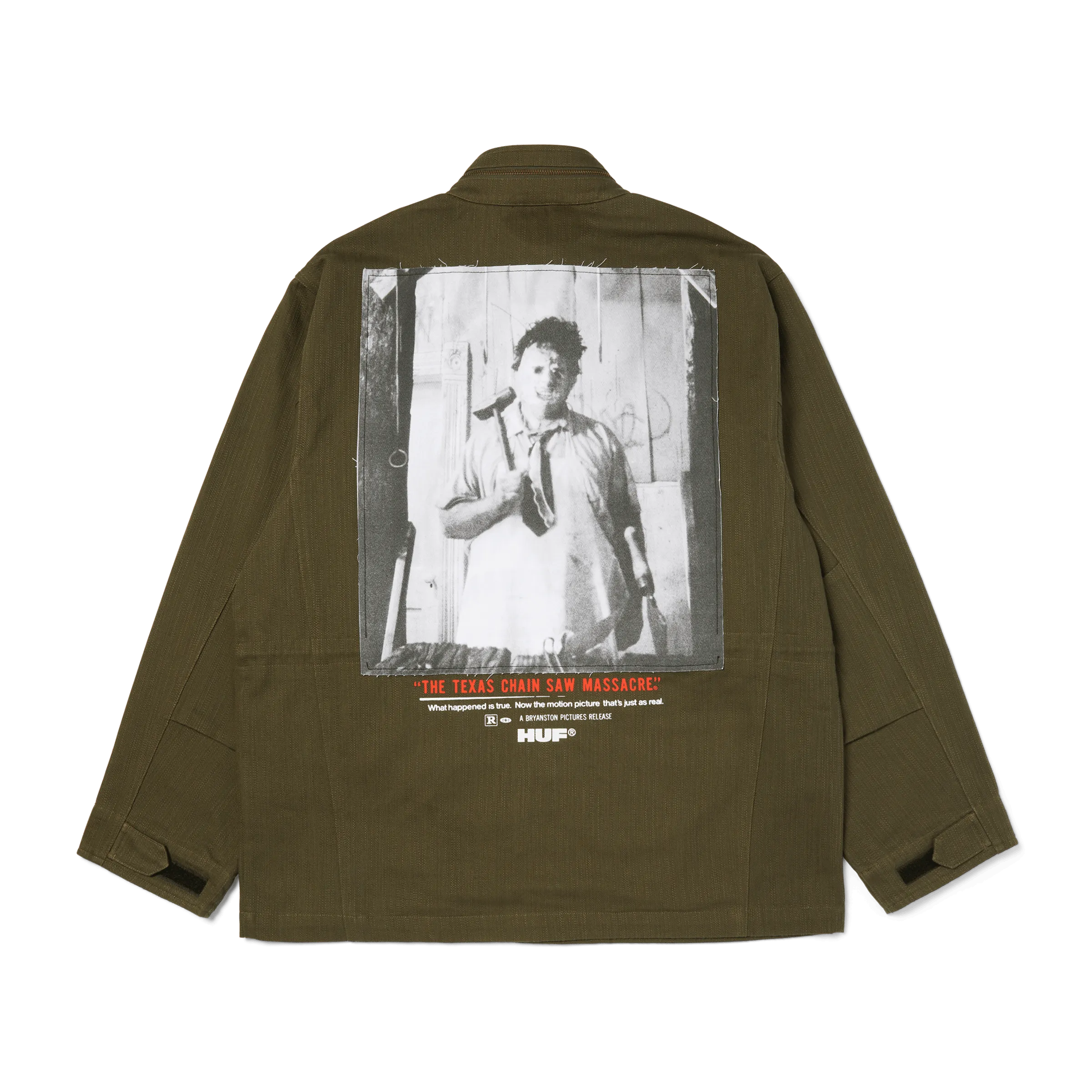 Two Way Zipper Active Style HUF x The Texas Chainsaw Massacre M64 Military Jacket
