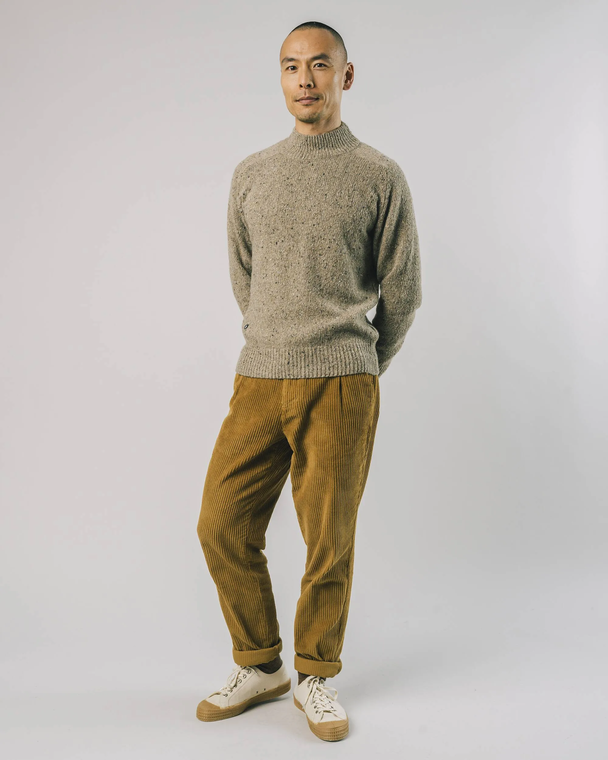 vacation wear Timeless Style Sweater Perkins Neck Ecru