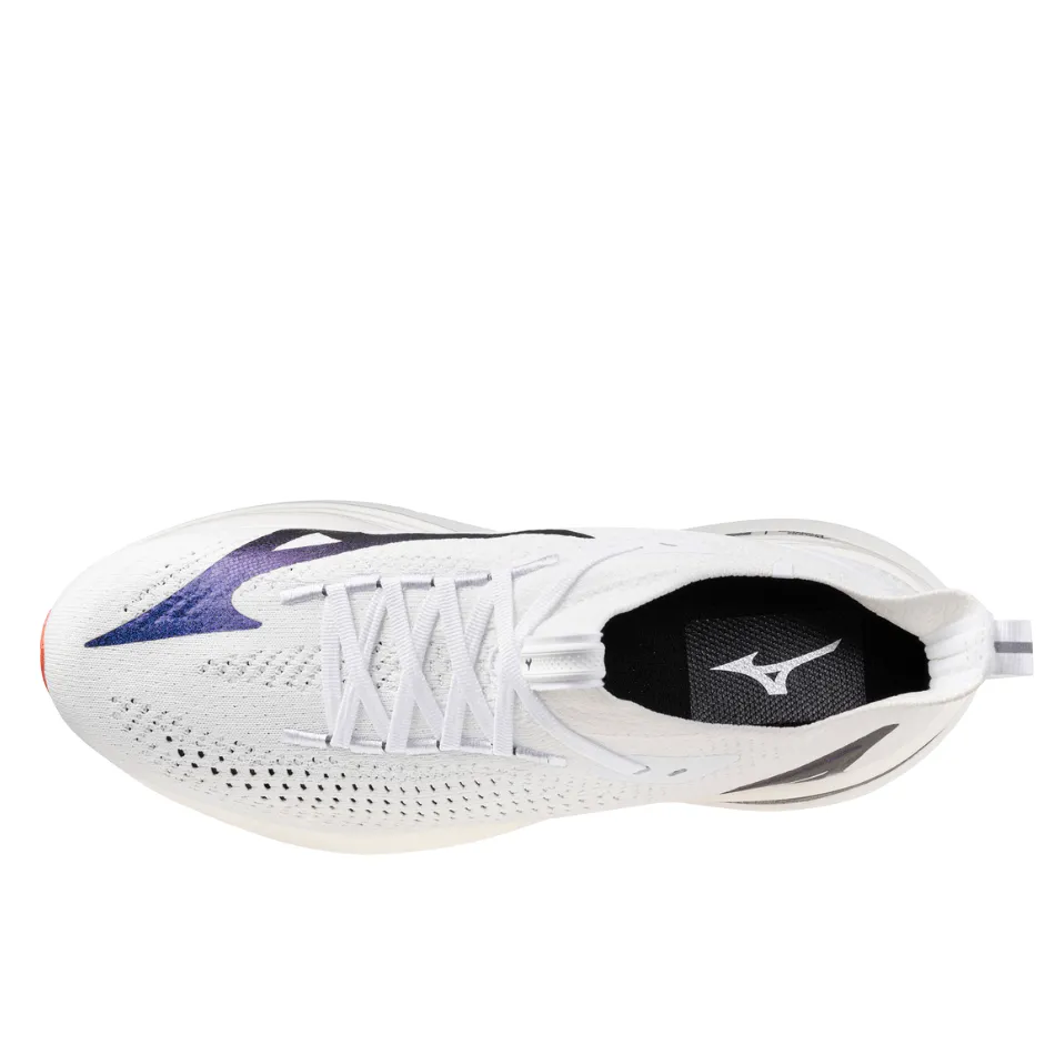 Stabilizing Heel Counter addiction Mizuno Men's Neo Vista 2 Running Shoes in White/White/Iris Bloom AW25