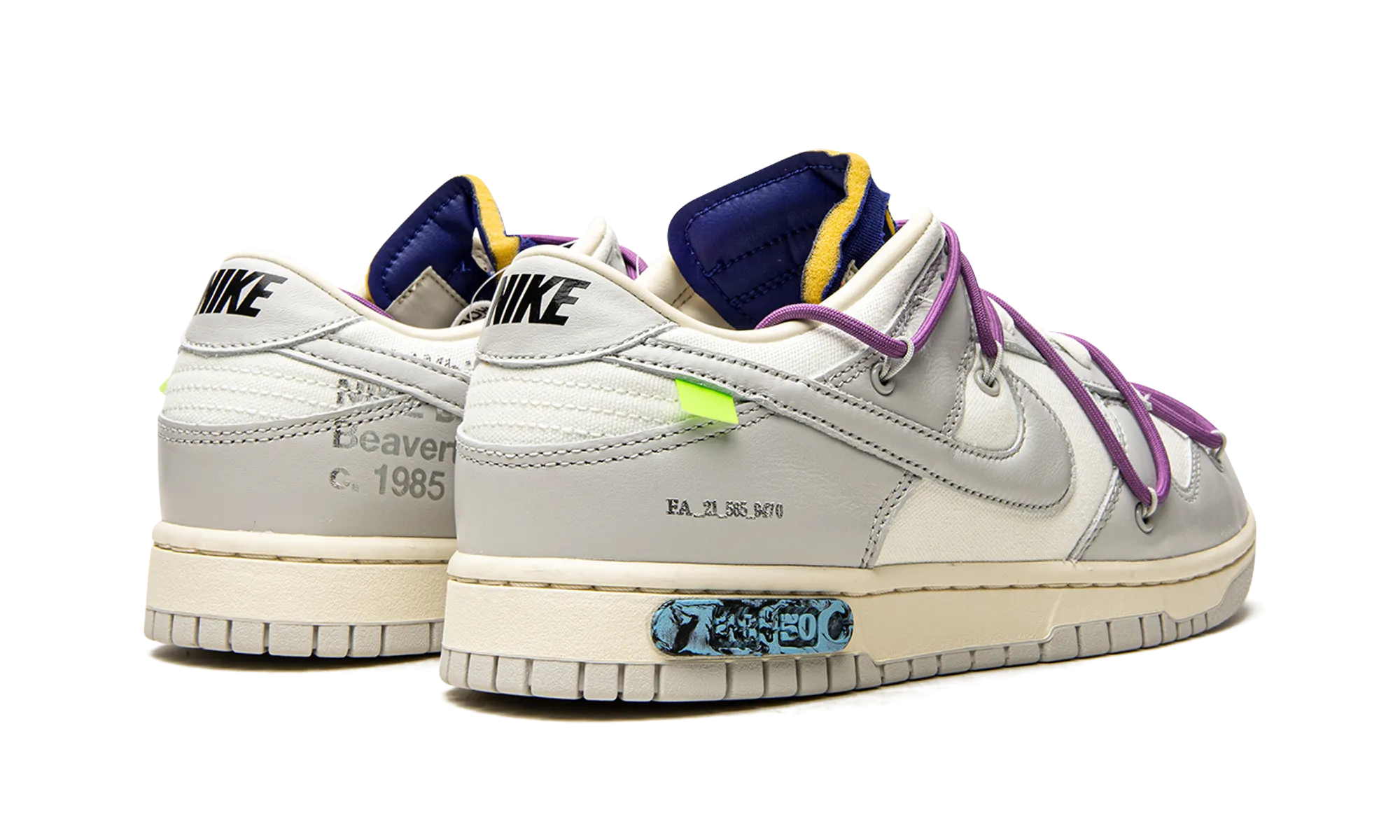 Dunk Low "Off-White - Lot 48" Urban Trend Toe Control