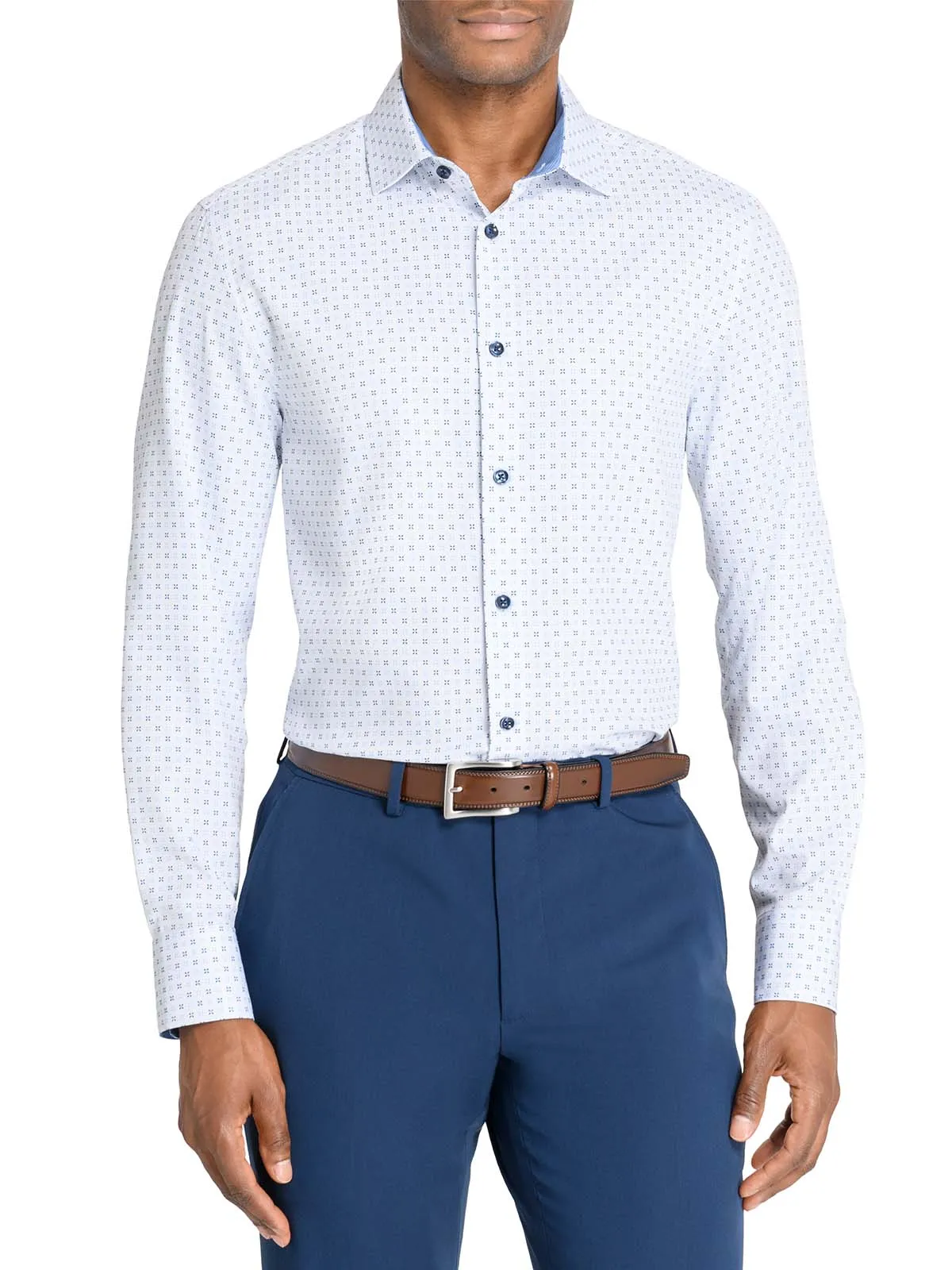 Neutral Shade STAR DASH PERFORMANCE DRESS SHIRT