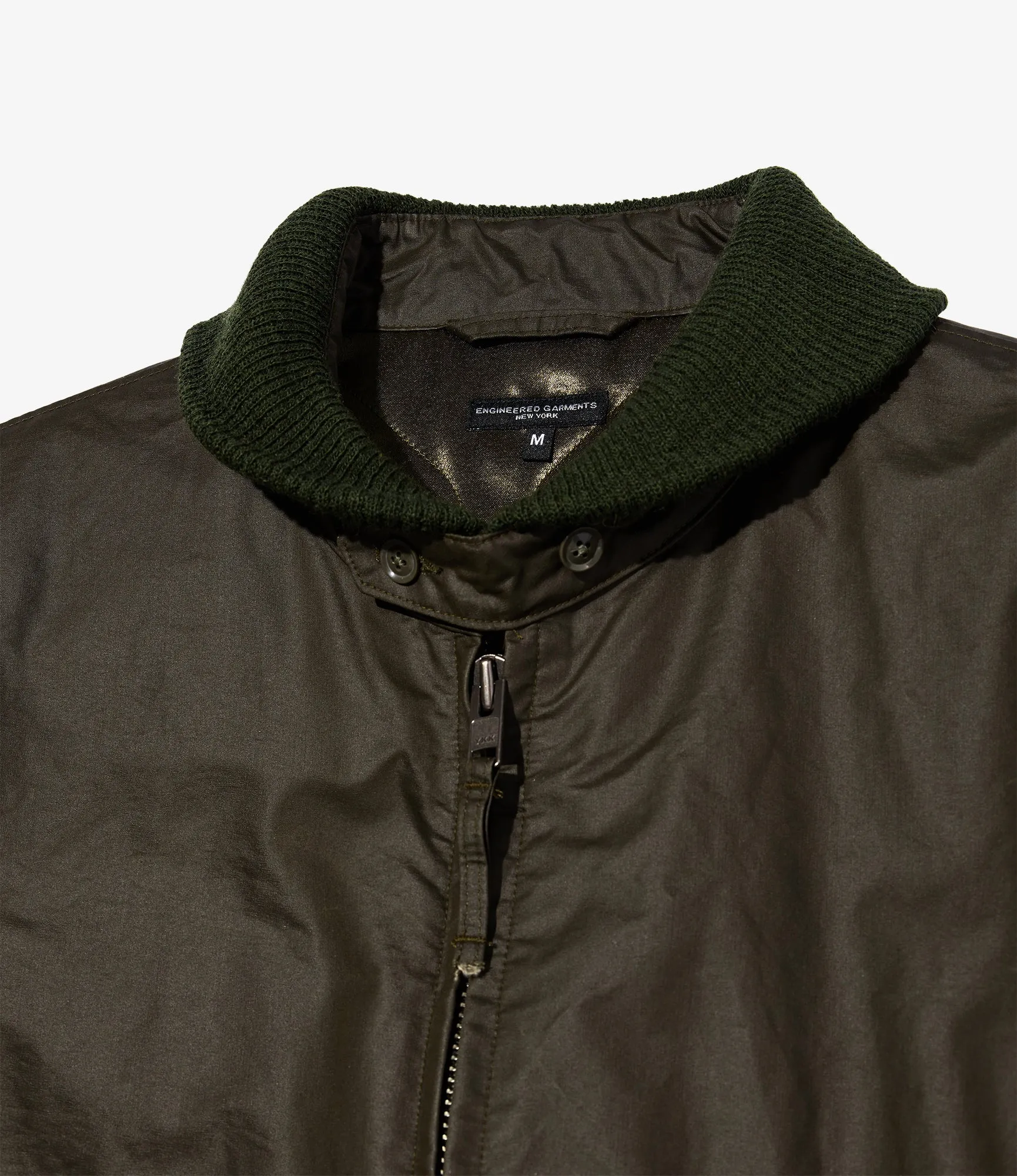 HoodedStyle LL Jacket ?C Olive Coated Nyco