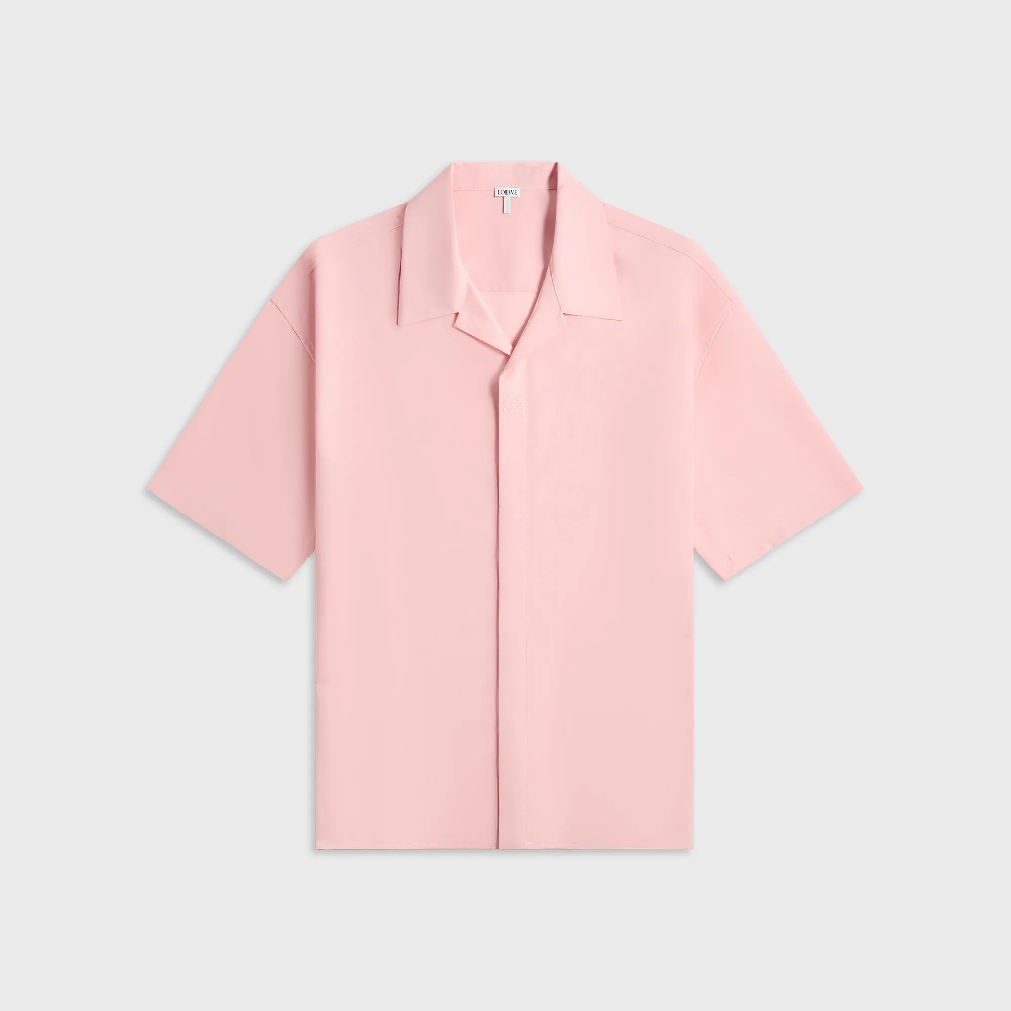 Loewe Short Sleeve Shirt - Coral Organic Cotton Blend