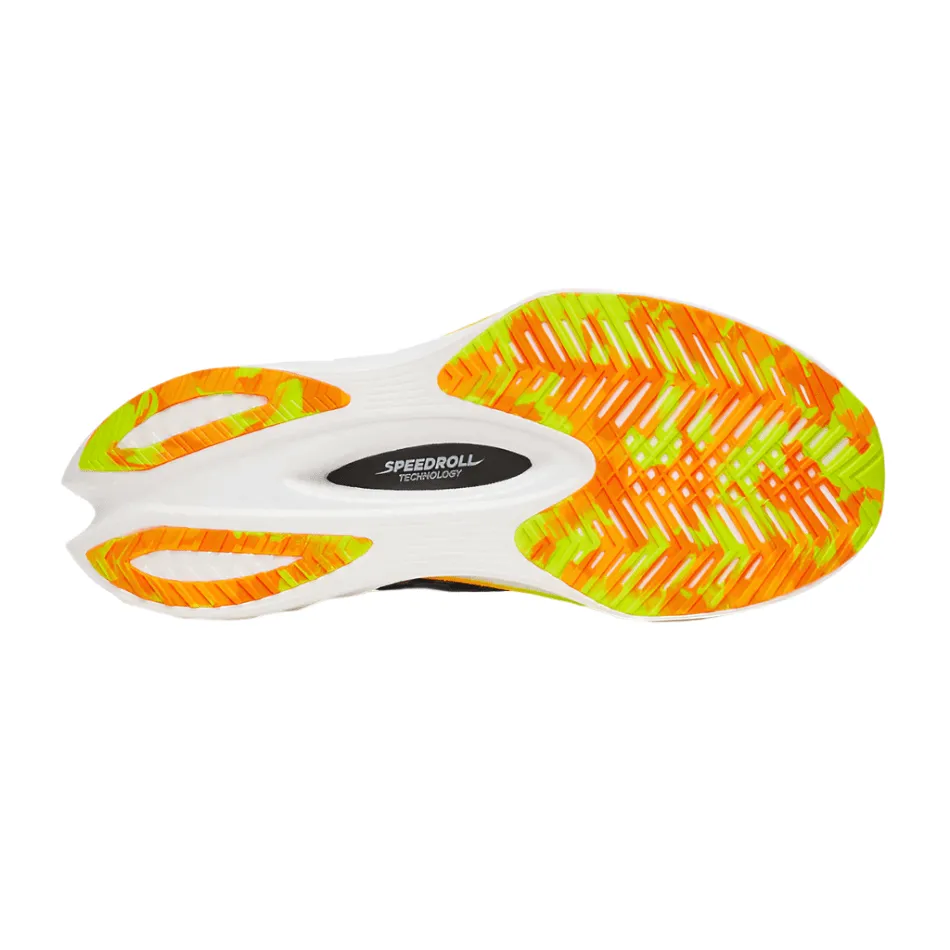 Saucony Men's Endorphin Pro 4 Running Shoes in Black/Vo2 AW25 Impact Diffusion Frame