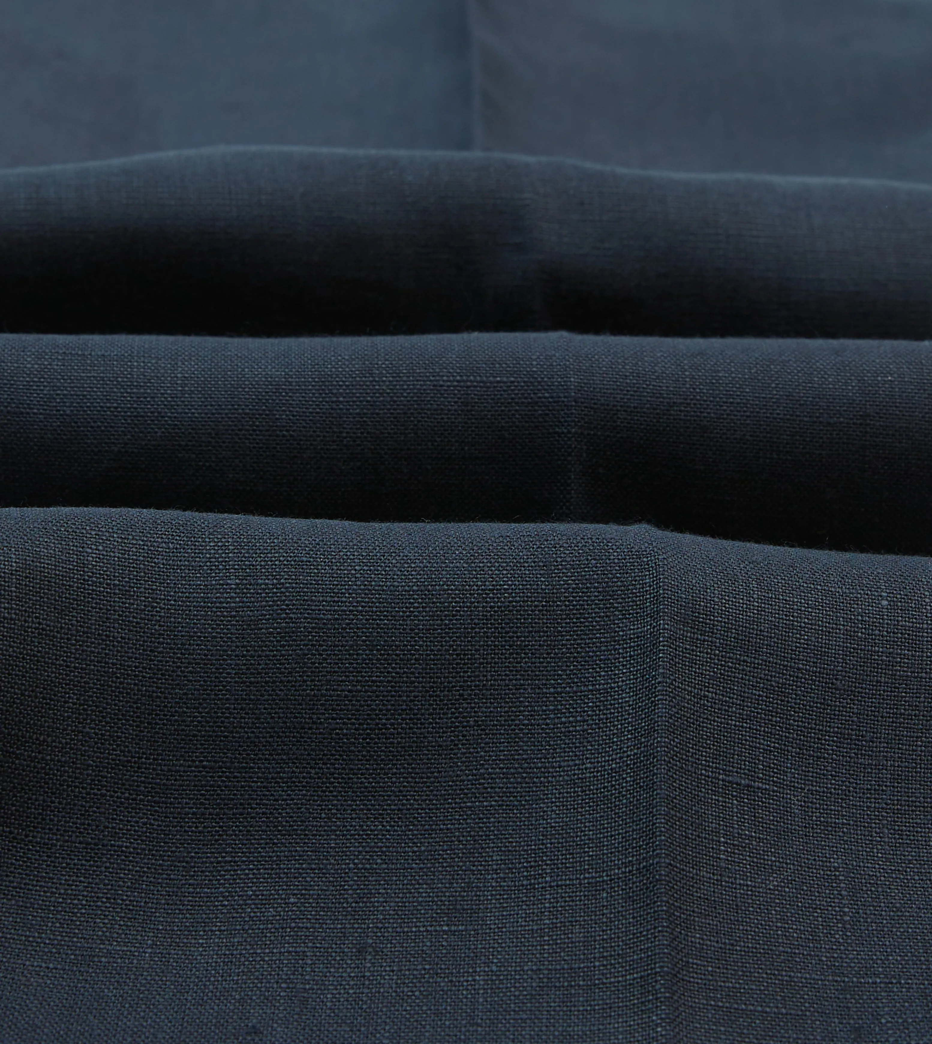 Flatlock Seam Construction Navy Irish Linen Tailored Jacket