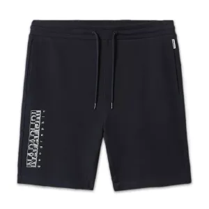 Napapijri - Nallar Sweat Shorts in Navy Laser Cut Edges
