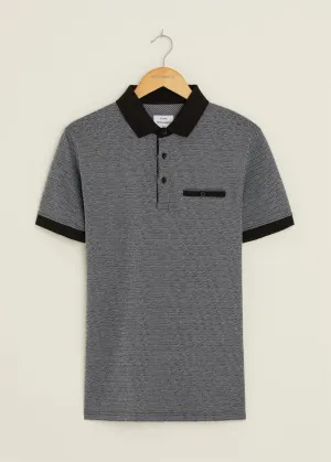 Muse Edge Lowfield Polo Shirt - Grey/Black