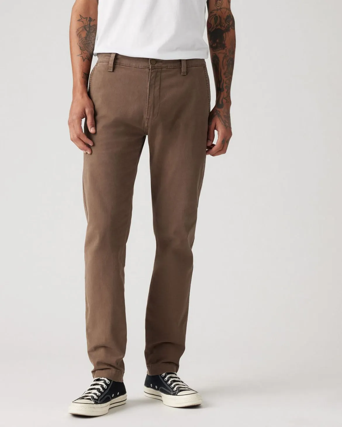 Articulated Knee Shape Levi's? XX Chino Standard II Regular Tapered Mens Chinos - Rain Drum Shady GD