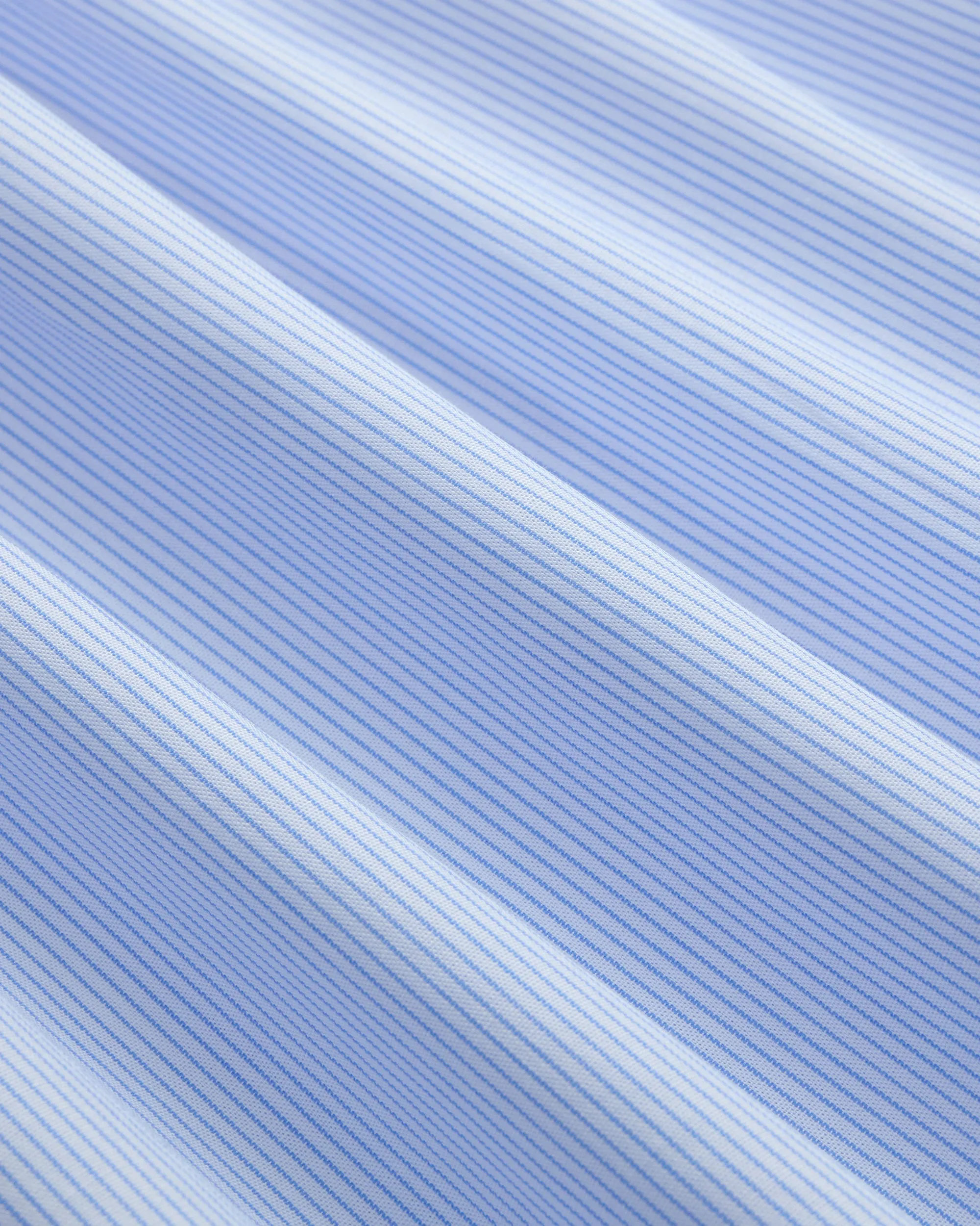 Made-in-Canada Navy Hairline Stripe Button Down Shirt - Classic Fit Weekend Outfit Casual Friday