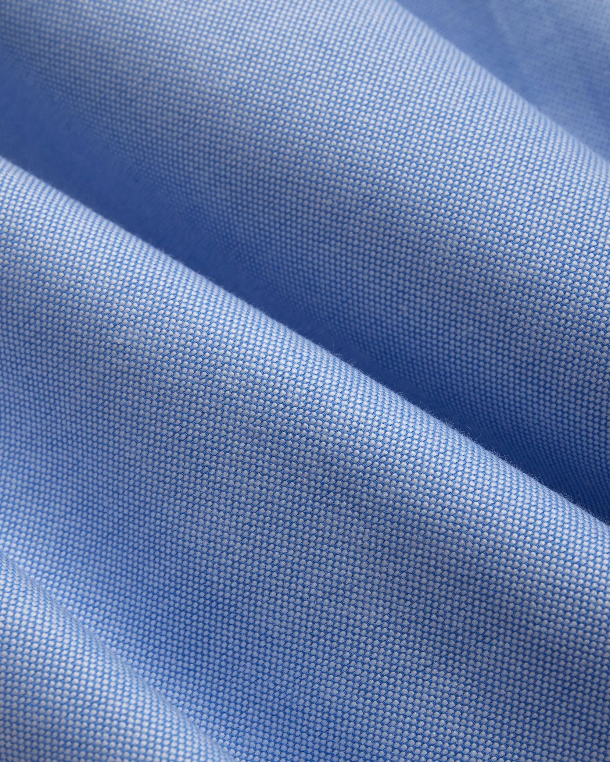 Made-in-USA Blue Oxford Cloth Button Down Shirt  - Classic Fit Pastel Shade Unisex style