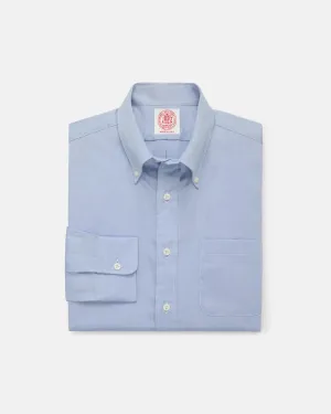 Geometric Pattern birthday celebration Made-in-USA Blue Pinpoint Oxford Button Down Shirt - Classic Fit