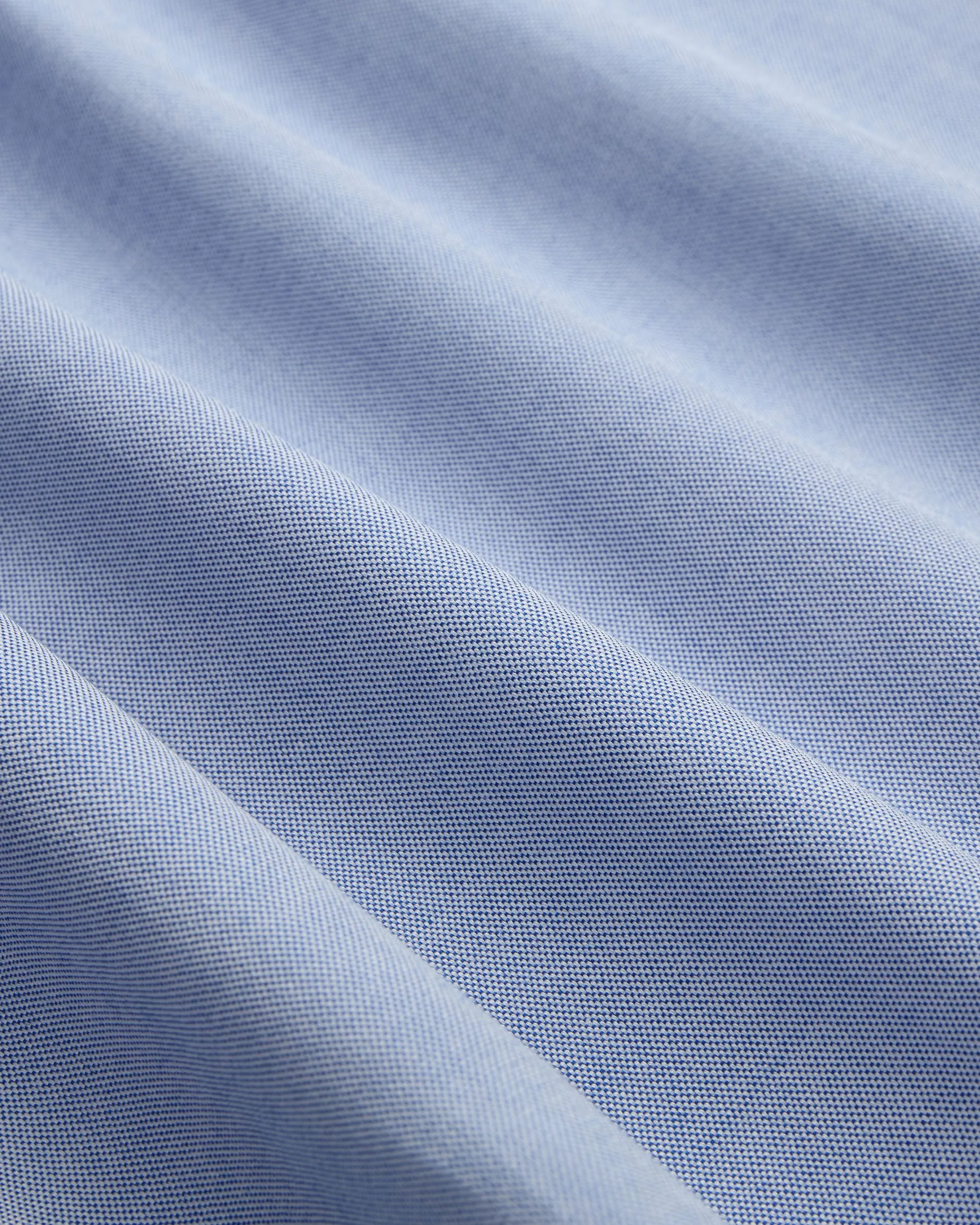 slim fit Made-in-USA Blue Pinpoint Oxford Button Down Shirt - Classic Fit